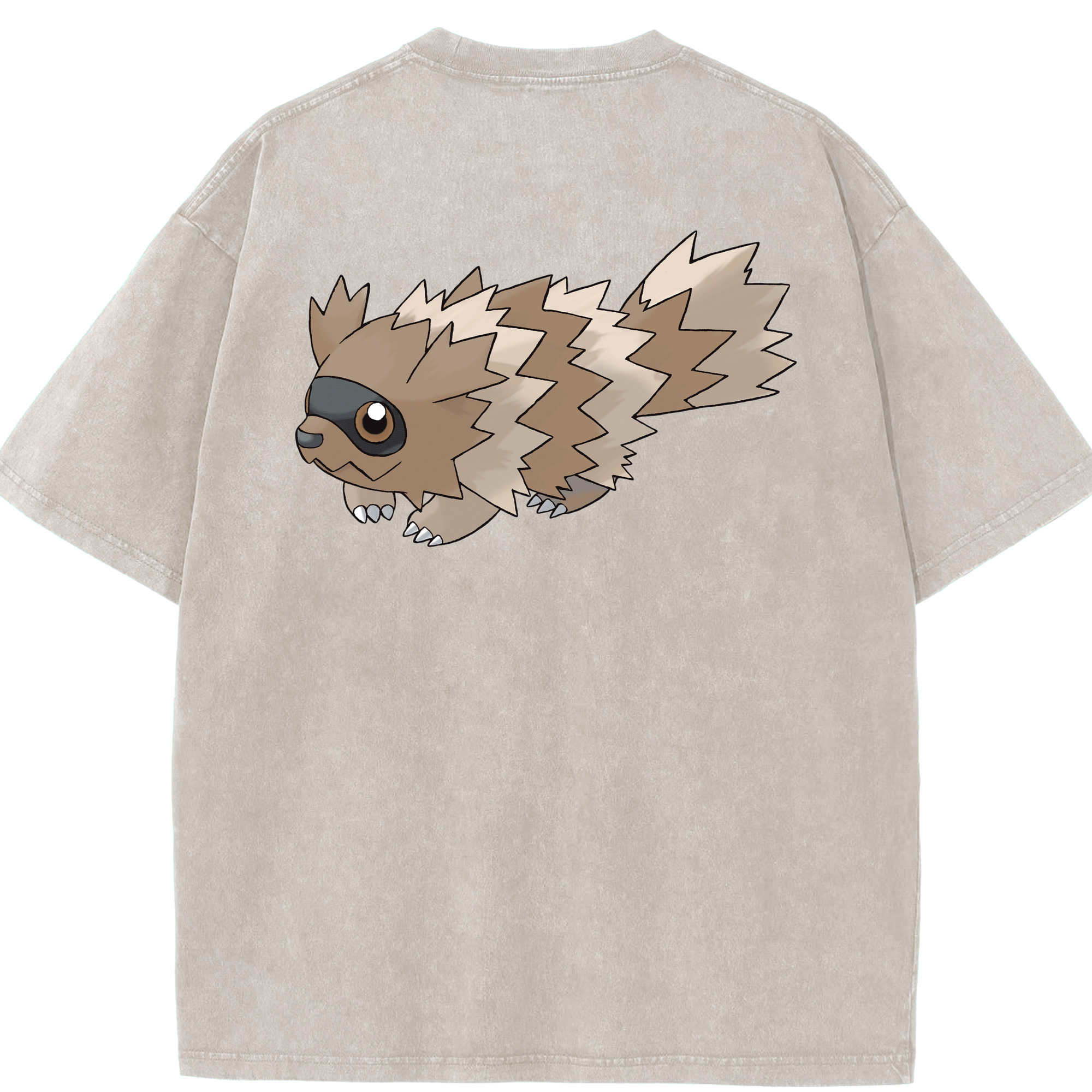 （画像用） ポケットモンスター Pokémon 綿100% ヴィンテージ風 半袖Tシャツ（背面プリント）