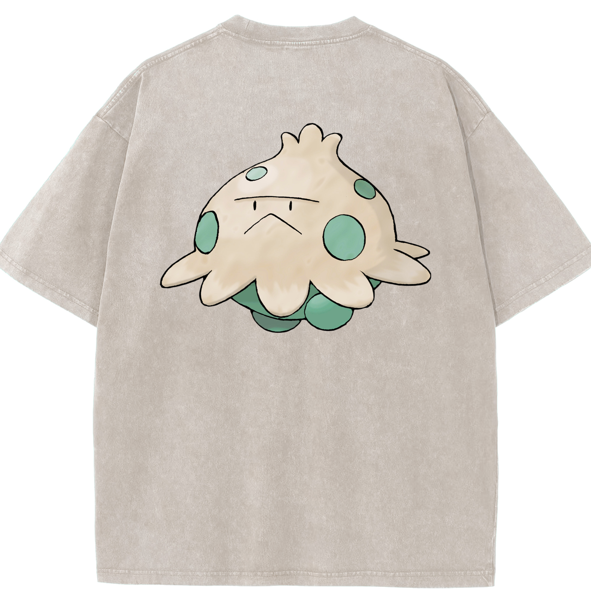 （画像用） ポケットモンスター Pokémon 綿100% ヴィンテージ風 半袖Tシャツ（背面プリント）