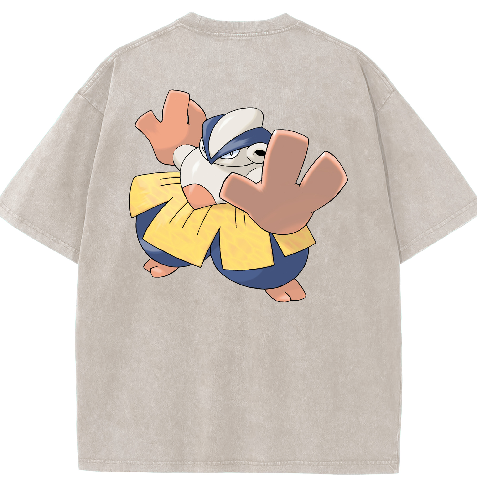 （画像用） ポケットモンスター Pokémon 綿100% ヴィンテージ風 半袖Tシャツ（背面プリント）