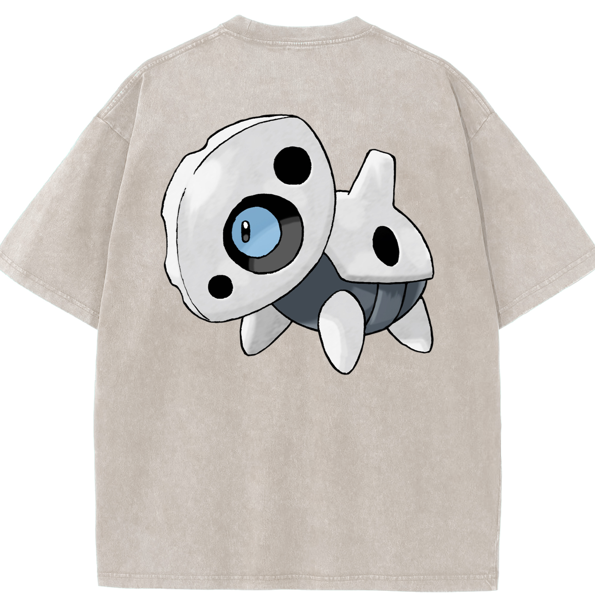 （画像用） ポケットモンスター Pokémon 綿100% ヴィンテージ風 半袖Tシャツ（背面プリント）