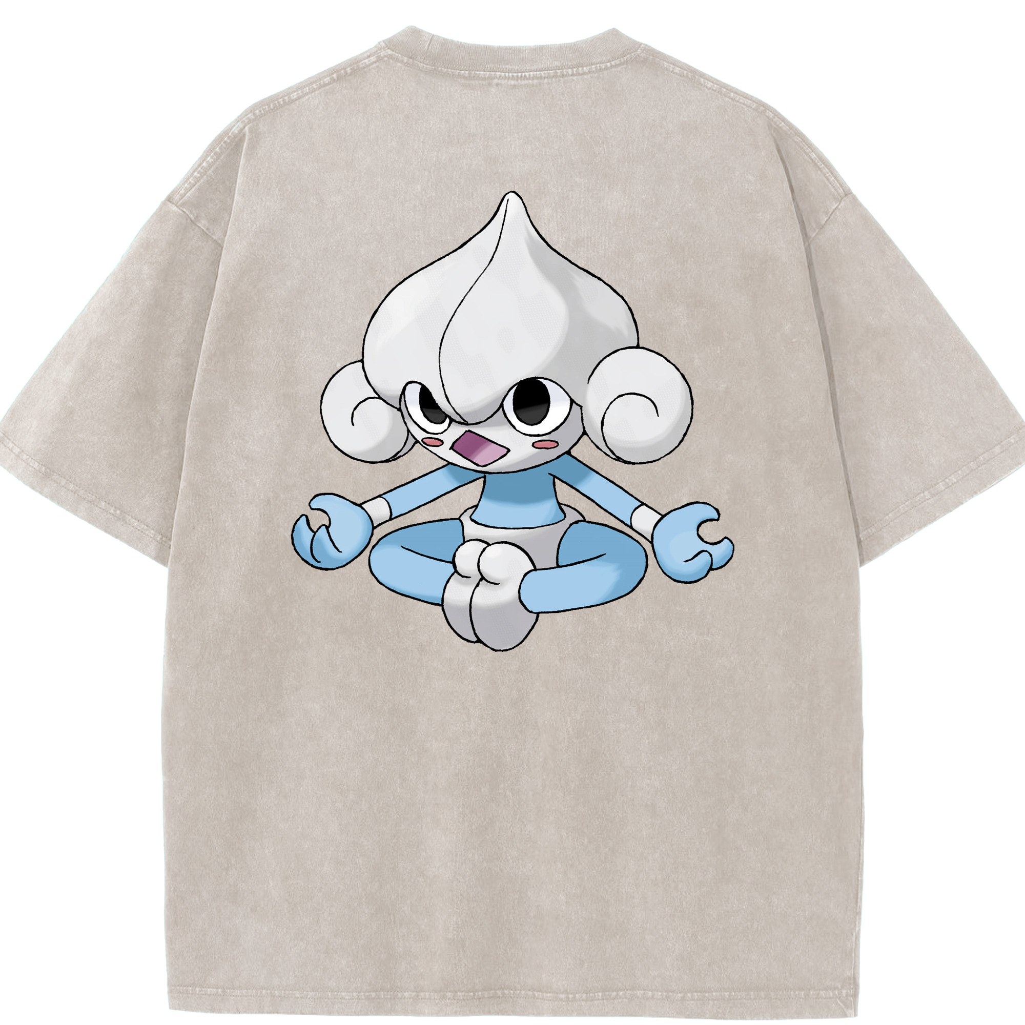 （画像用） ポケットモンスター Pokémon 綿100% ヴィンテージ風 半袖Tシャツ（背面プリント）