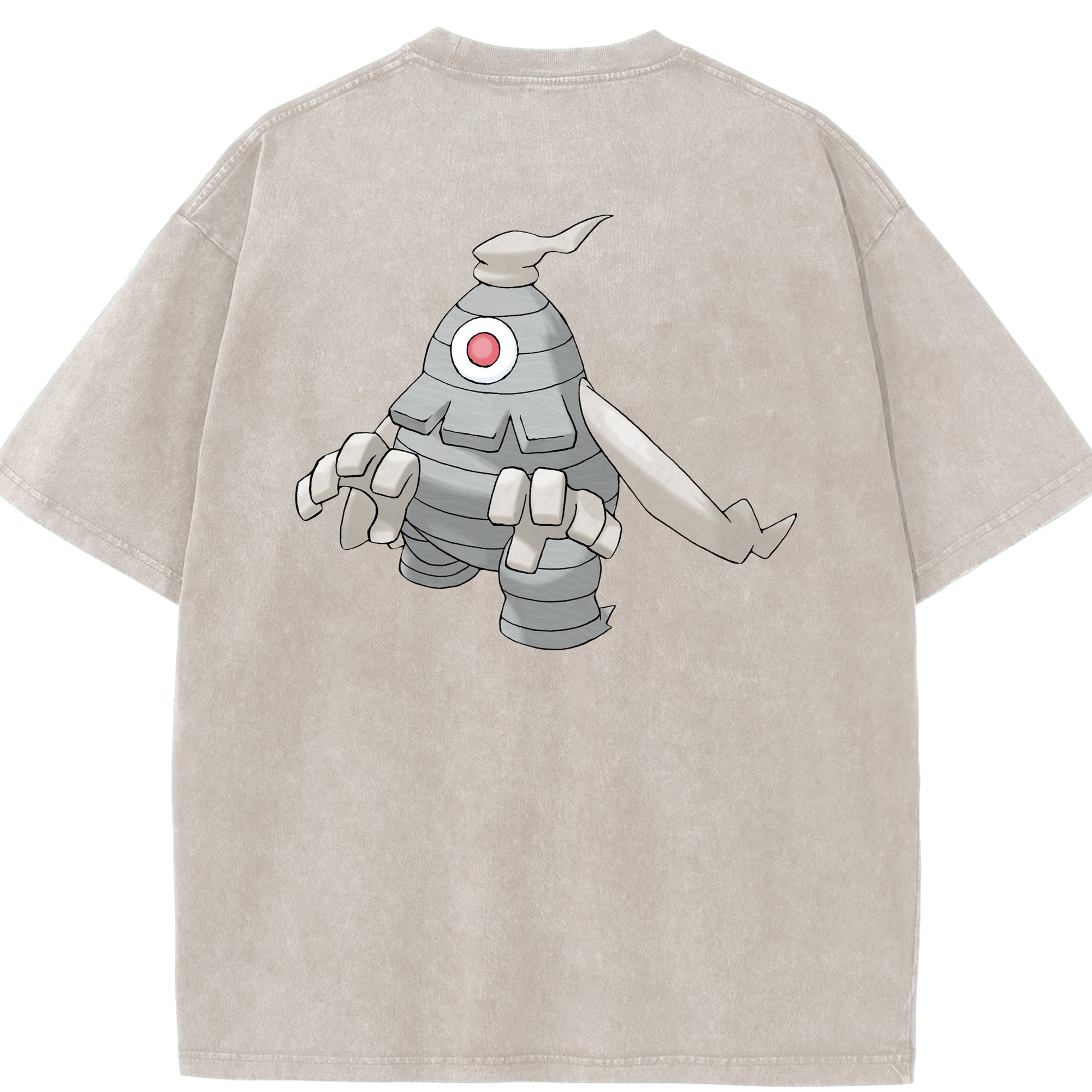 （画像用） ポケットモンスター Pokémon 綿100% ヴィンテージ風 半袖Tシャツ（背面プリント）