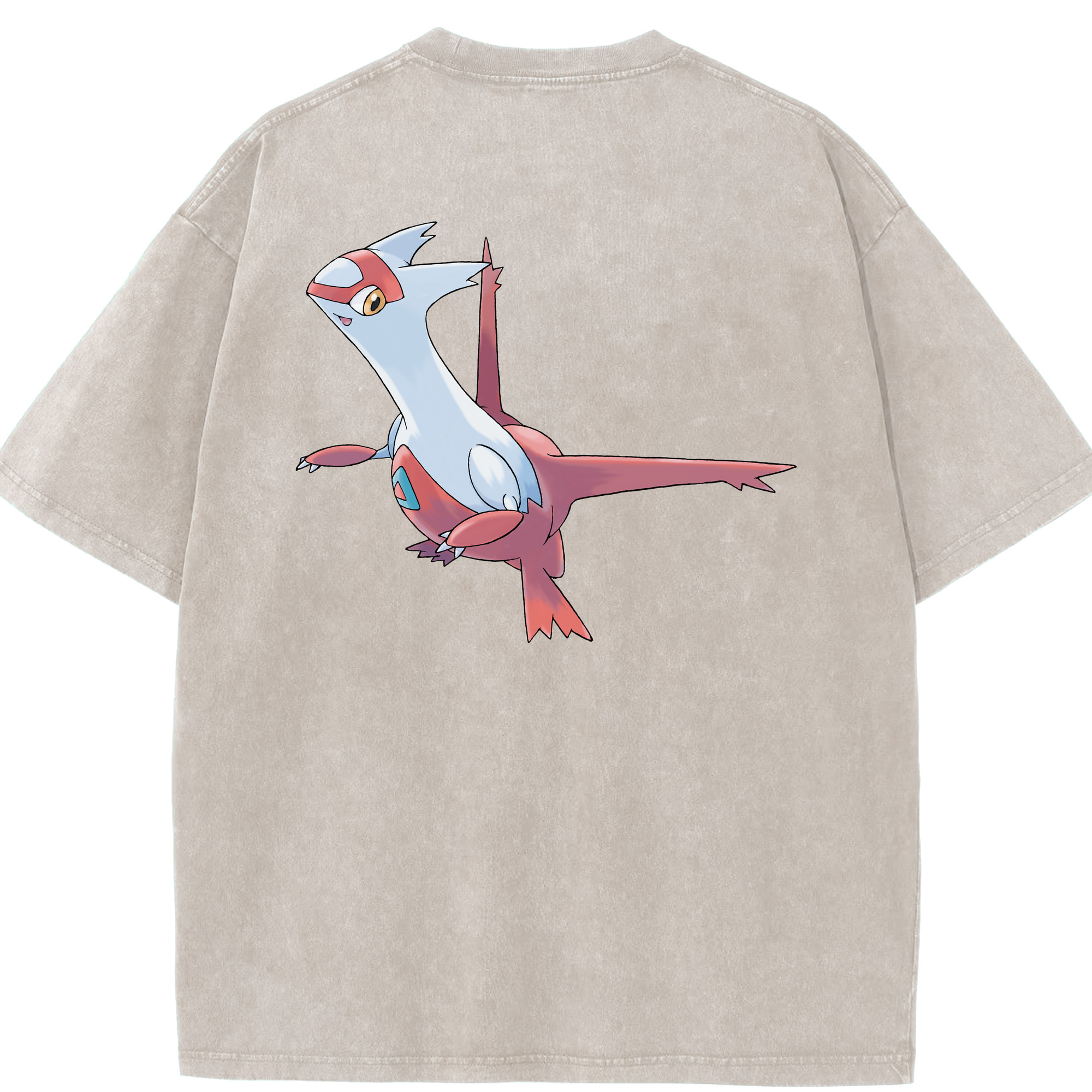 （画像用） ポケットモンスター Pokémon 綿100% ヴィンテージ風 半袖Tシャツ（背面プリント）