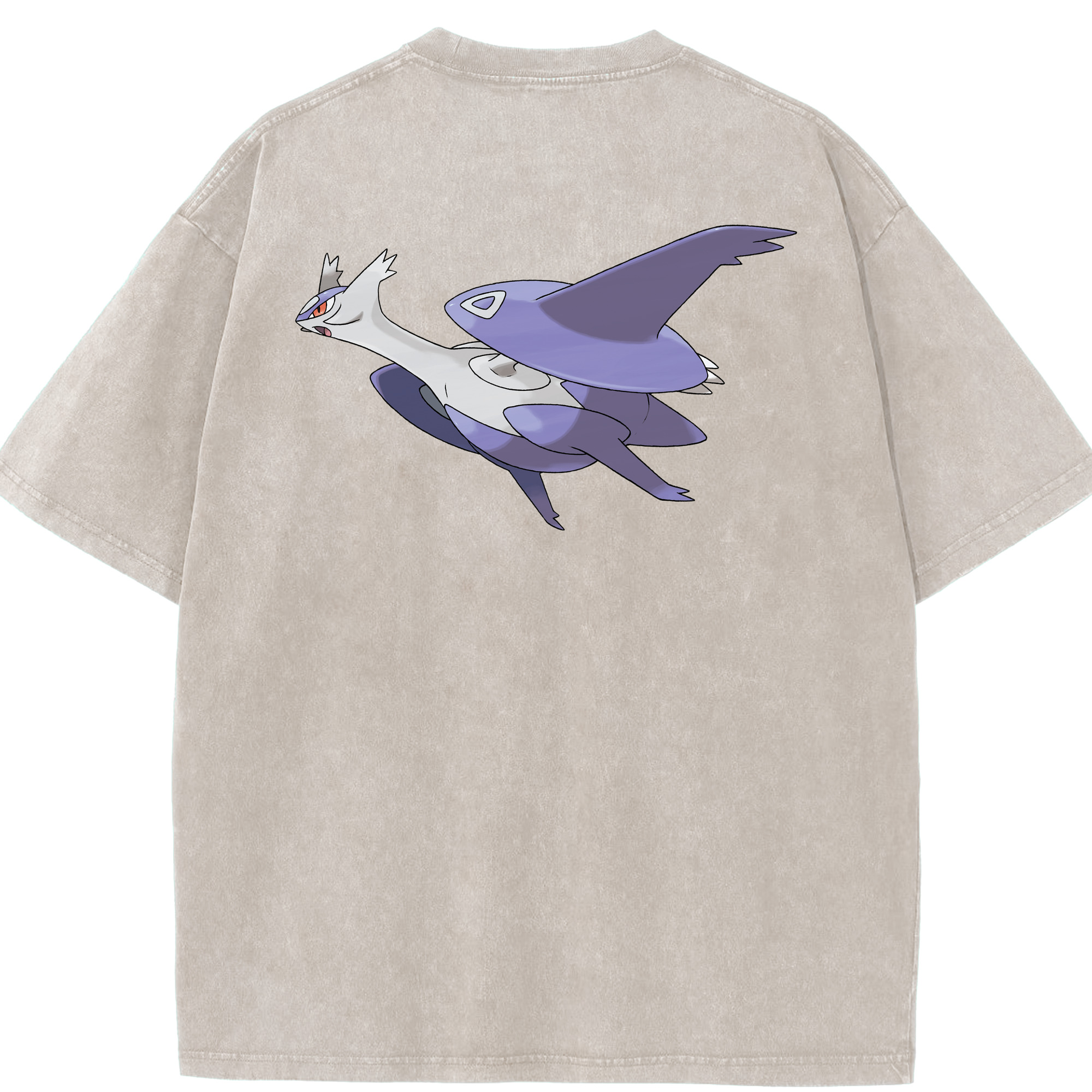 （画像用） ポケットモンスター Pokémon 綿100% ヴィンテージ風 半袖Tシャツ（背面プリント）