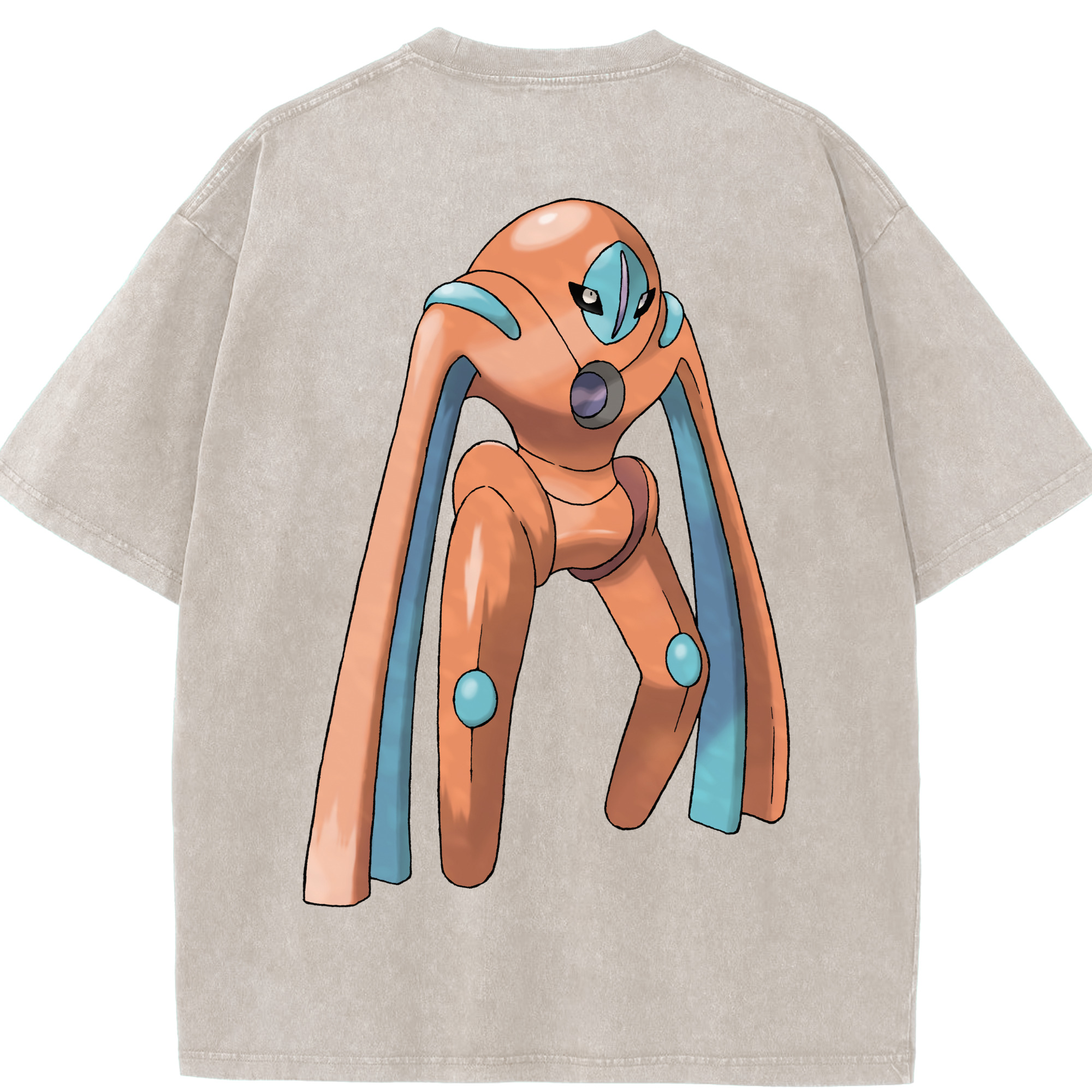 （画像用） ポケットモンスター Pokémon 綿100% ヴィンテージ風 半袖Tシャツ（背面プリント）