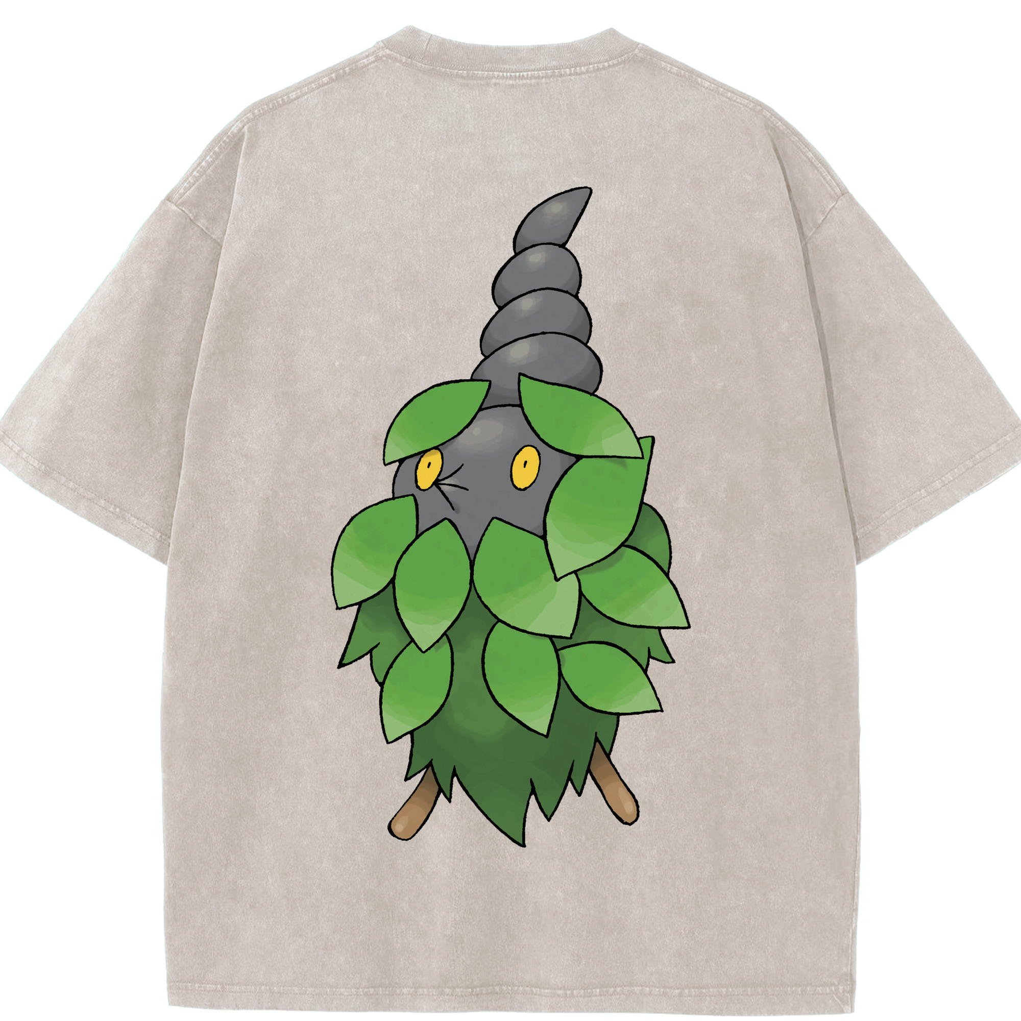 （画像用） ポケットモンスター Pokémon 綿100% ヴィンテージ風 半袖Tシャツ（背面プリント）