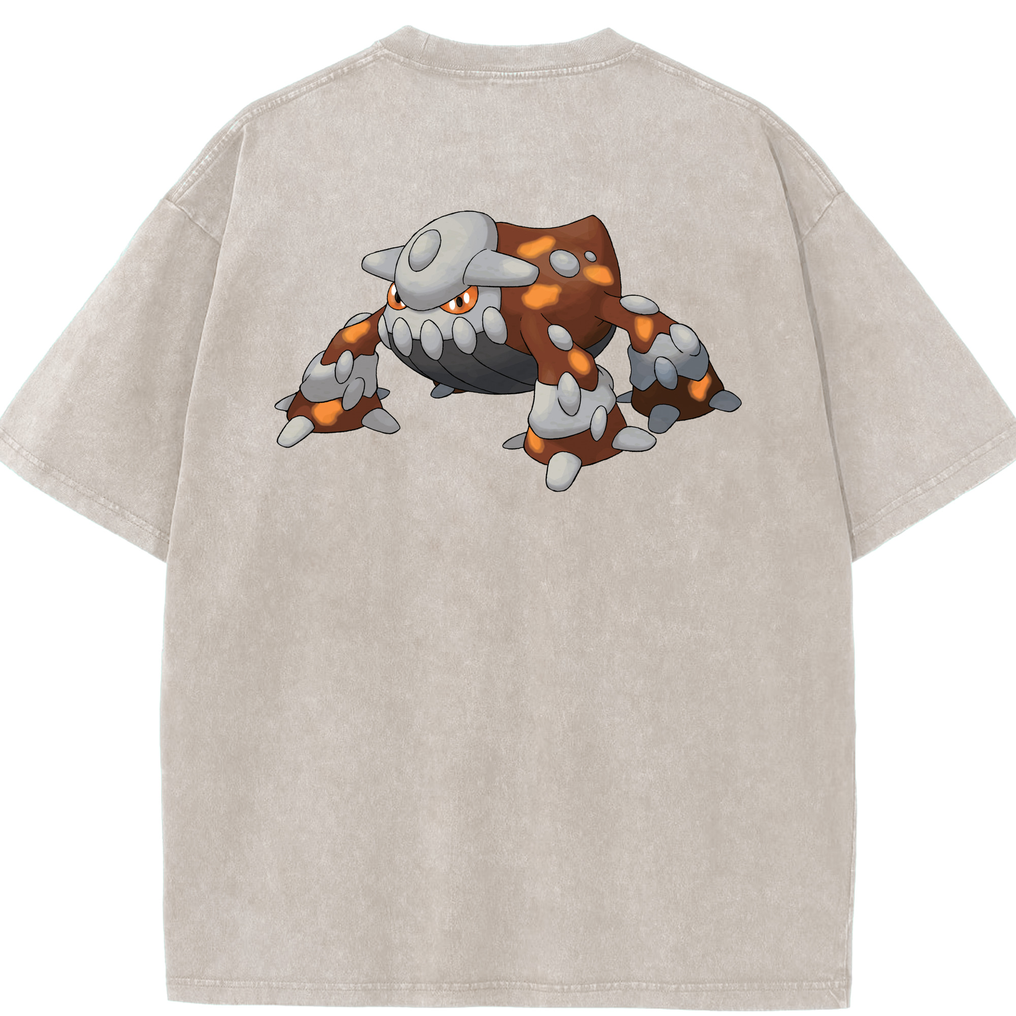 （画像用） ポケットモンスター Pokémon 綿100% ヴィンテージ風 半袖Tシャツ（背面プリント）