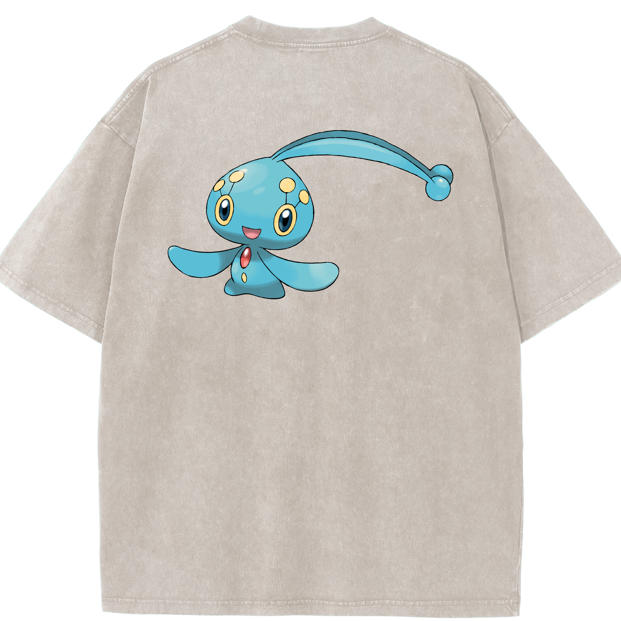（画像用） ポケットモンスター Pokémon 綿100% ヴィンテージ風 半袖Tシャツ（背面プリント）