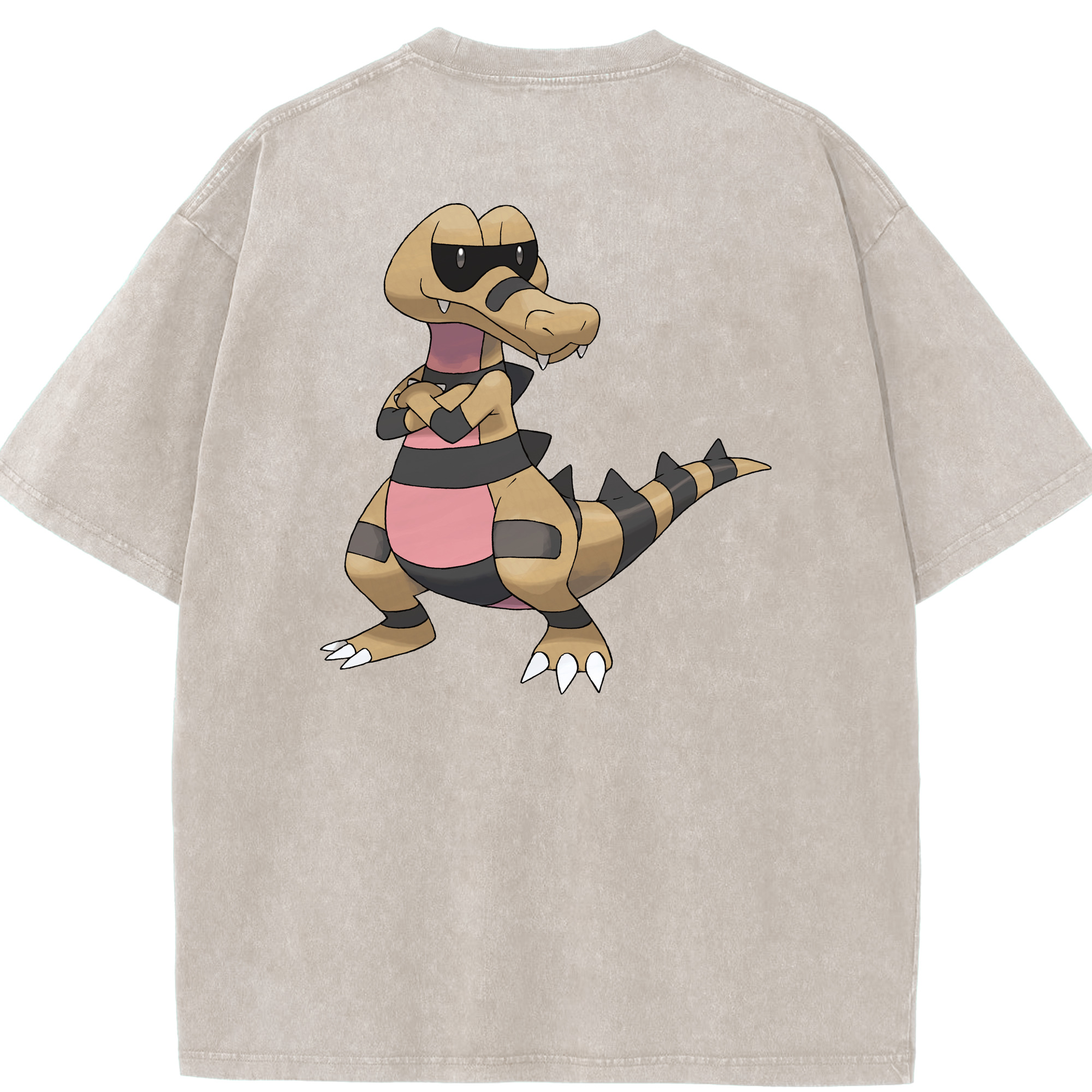（画像用） ポケットモンスター Pokémon 綿100% ヴィンテージ風 半袖Tシャツ（背面プリント）