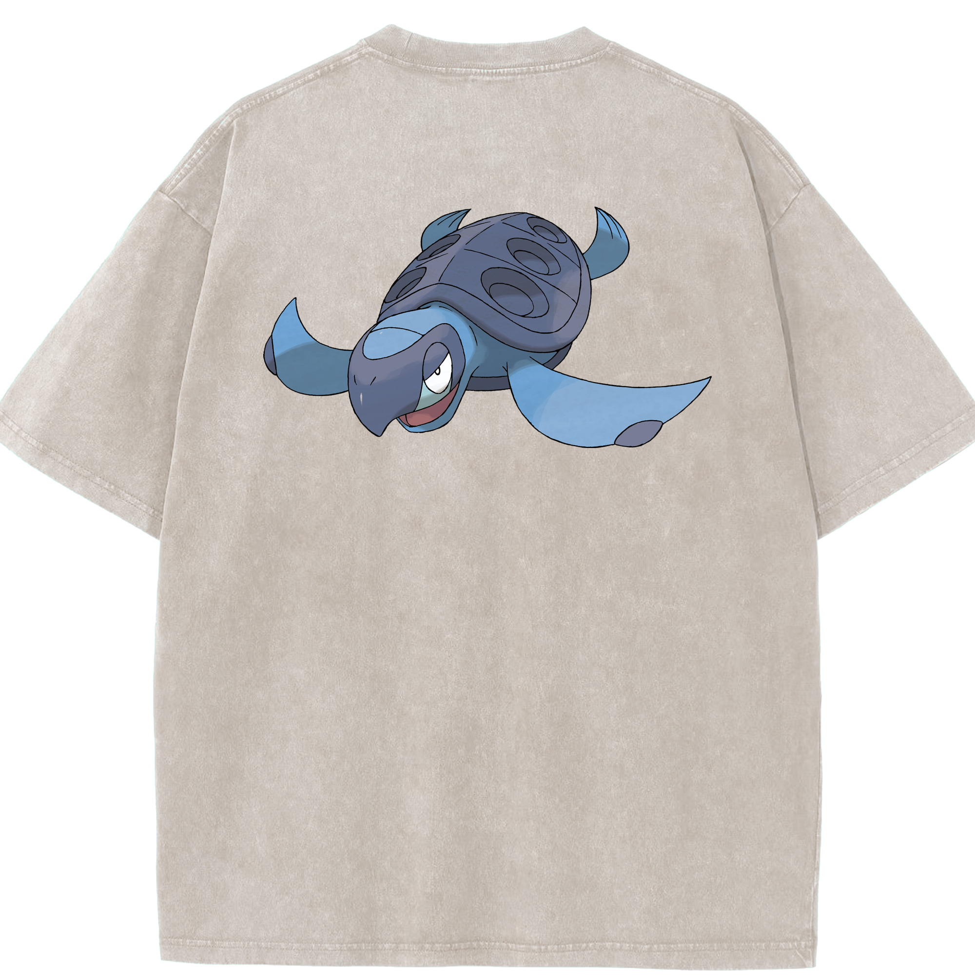 （画像用） ポケットモンスター Pokémon 綿100% ヴィンテージ風 半袖Tシャツ（背面プリント）