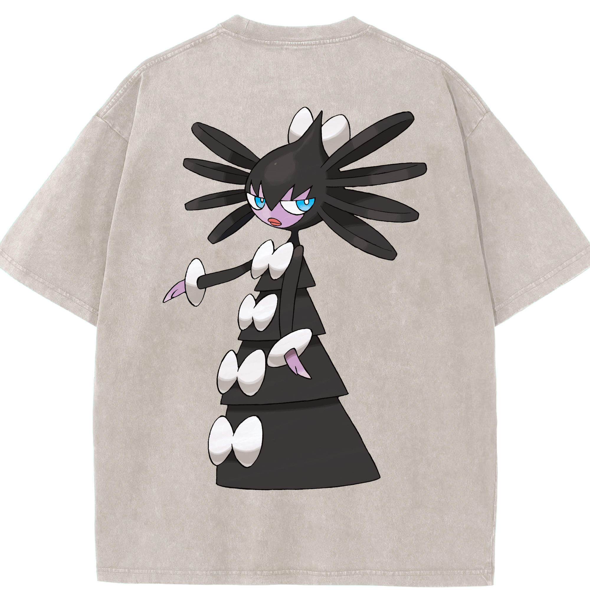（画像用） ポケットモンスター Pokémon 綿100% ヴィンテージ風 半袖Tシャツ（背面プリント）