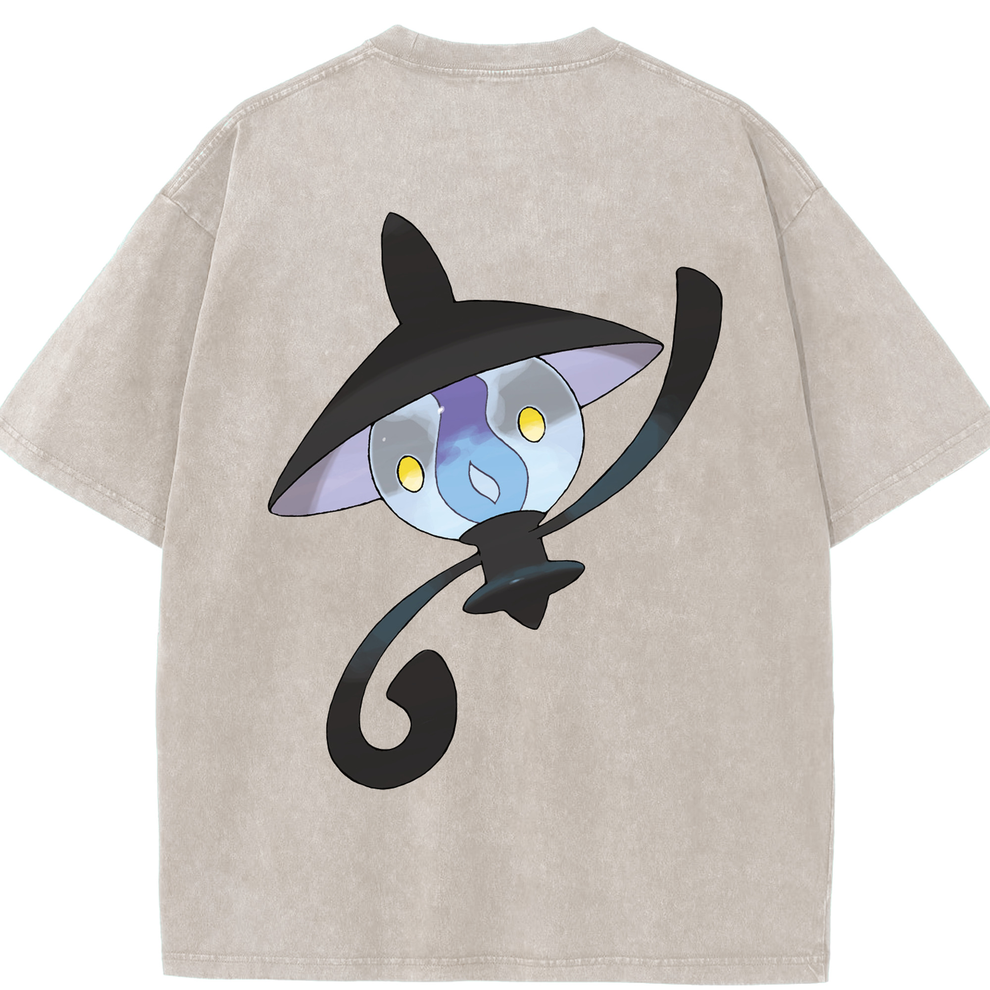 （画像用） ポケットモンスター Pokémon 綿100% ヴィンテージ風 半袖Tシャツ（背面プリント）