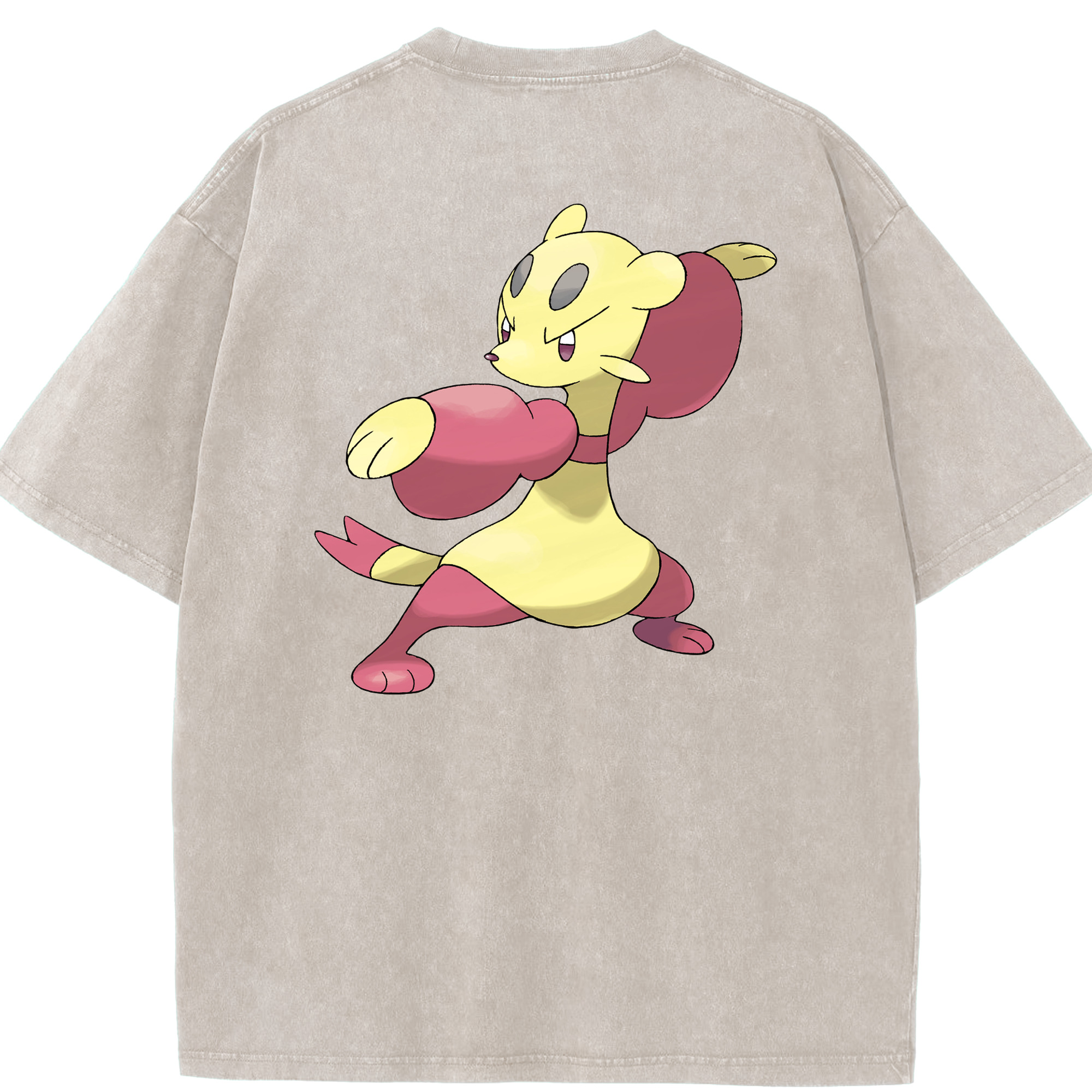 （画像用） ポケットモンスター Pokémon 綿100% ヴィンテージ風 半袖Tシャツ（背面プリント）
