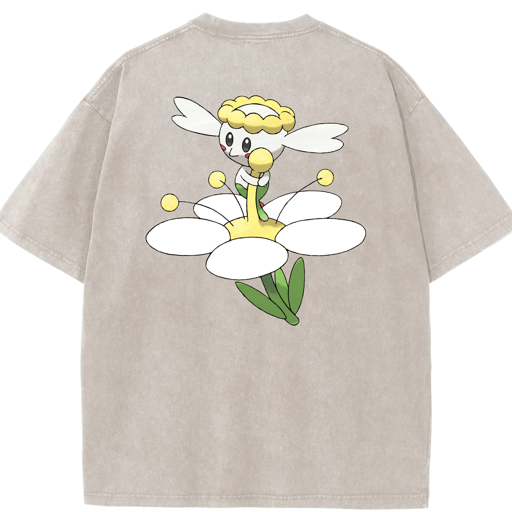 （画像用） ポケットモンスター Pokémon 綿100% ヴィンテージ風 半袖Tシャツ（背面プリント）