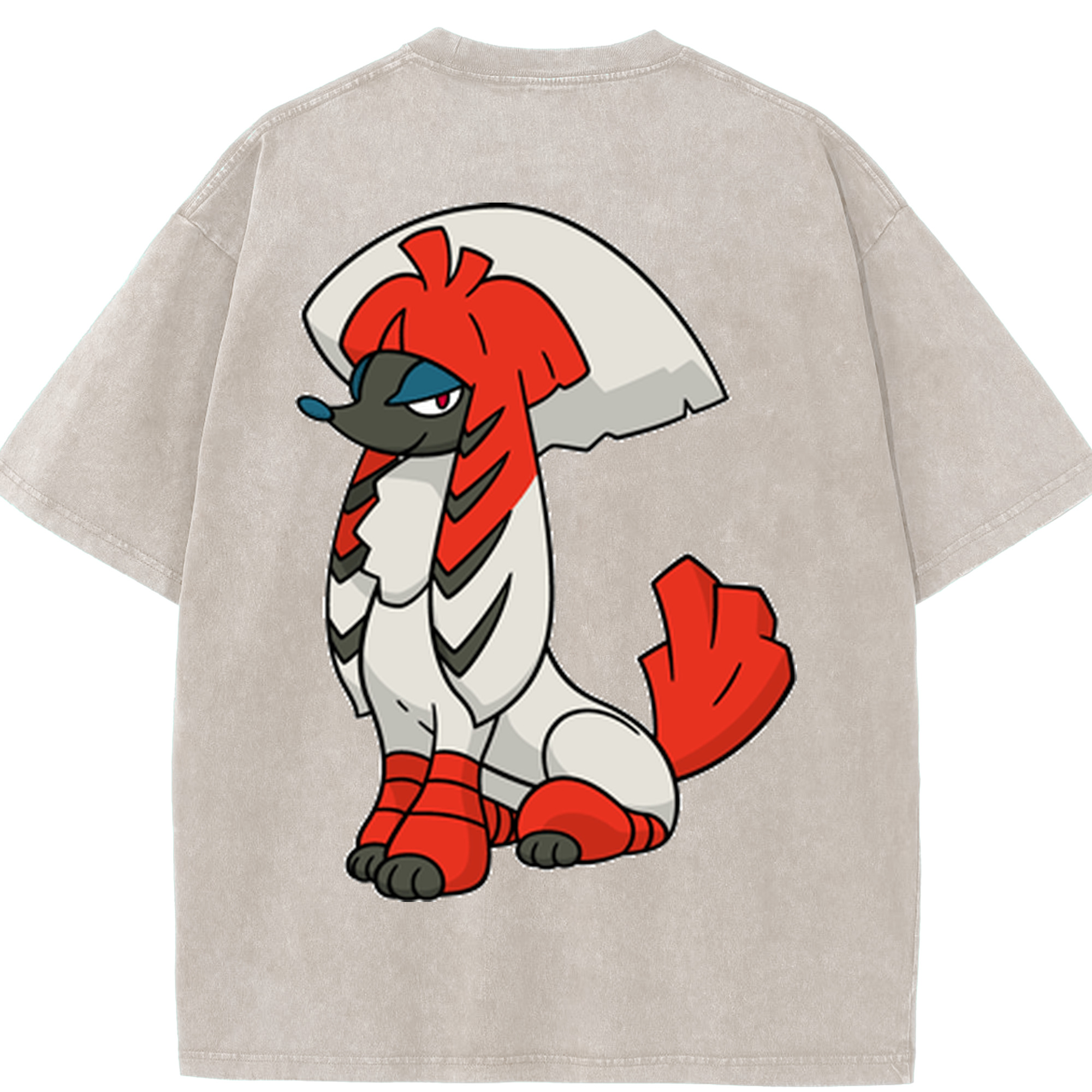 （画像用） ポケットモンスター Pokémon 綿100% ヴィンテージ風 半袖Tシャツ（背面プリント）