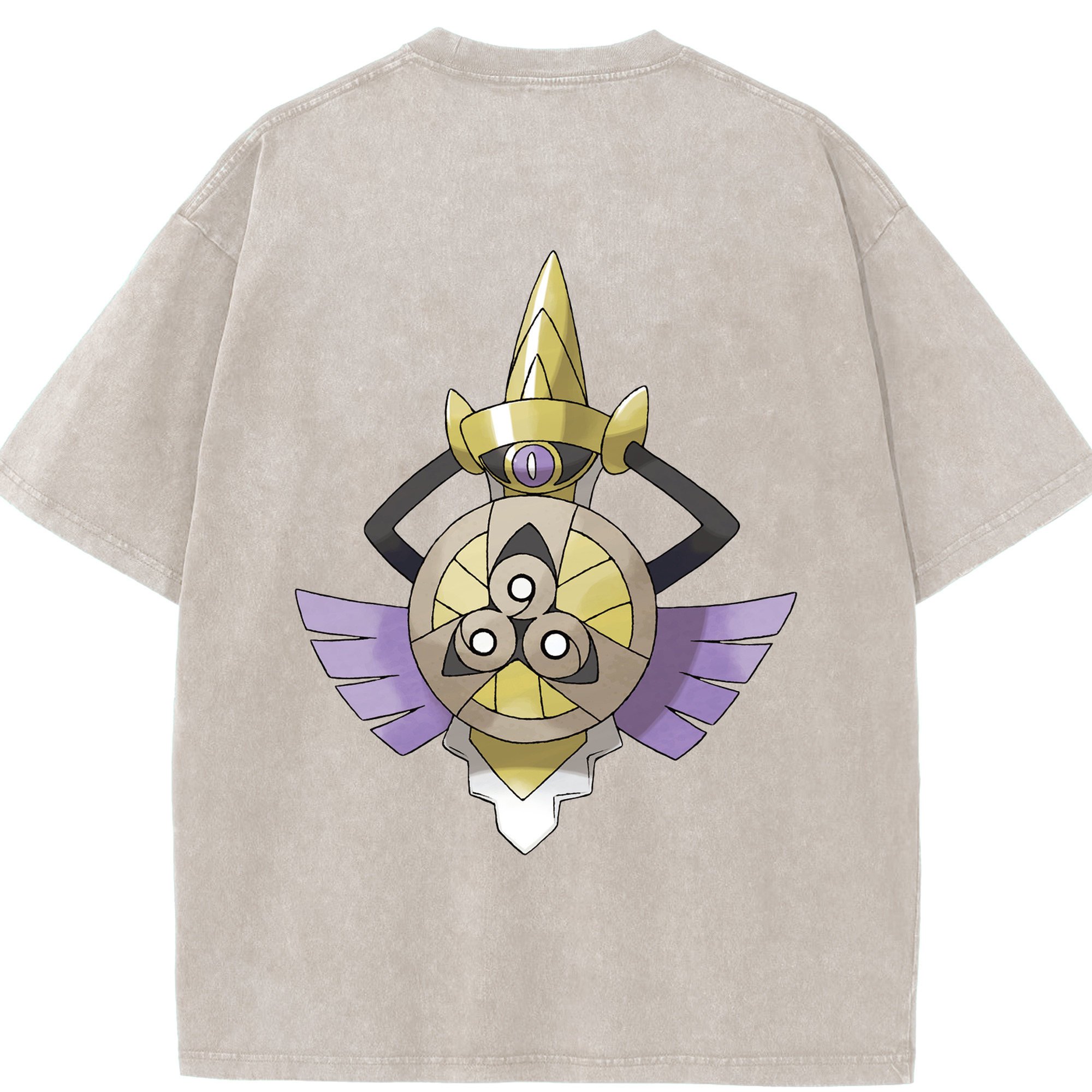 （画像用） ポケットモンスター Pokémon 綿100% ヴィンテージ風 半袖Tシャツ（背面プリント）