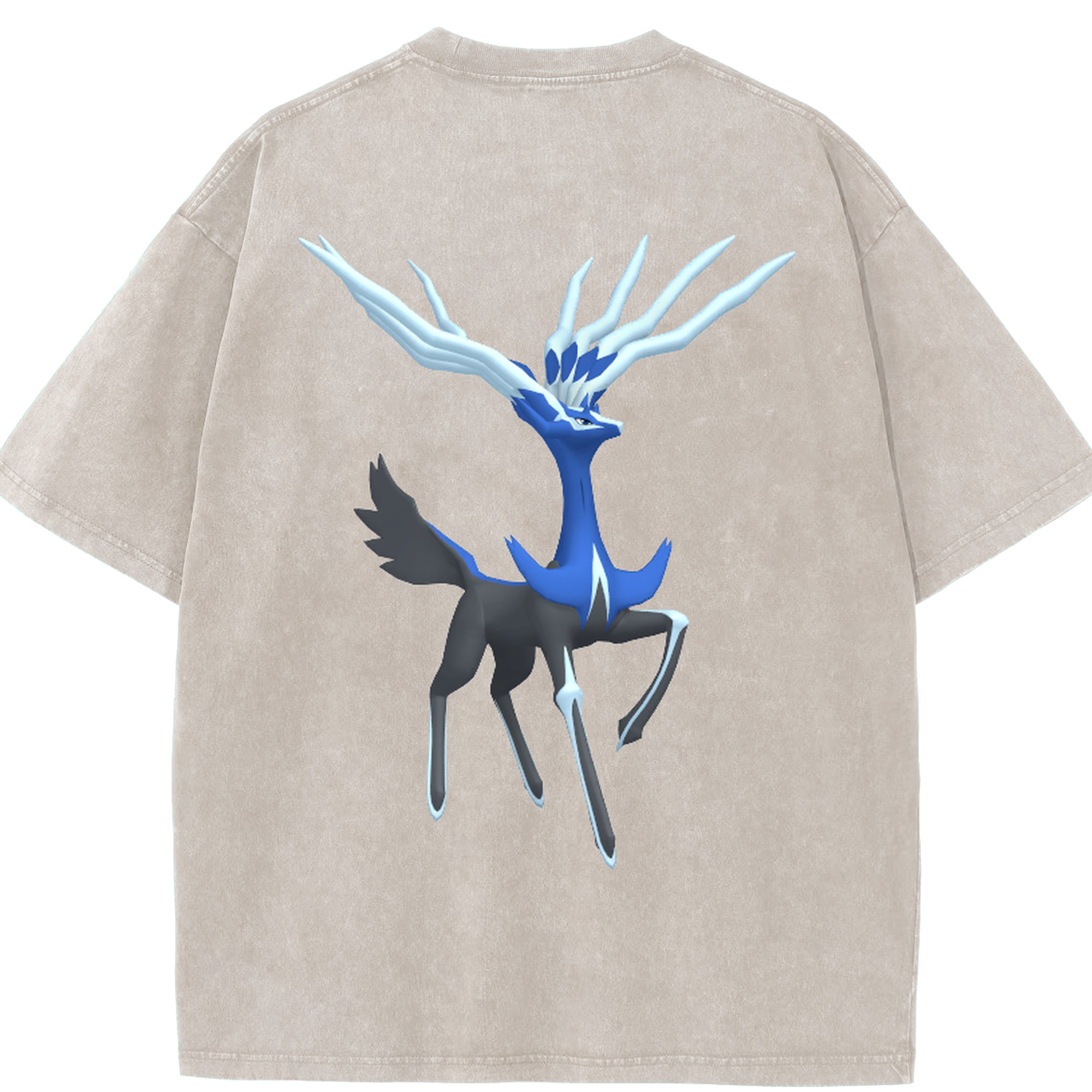 （画像用） ポケットモンスター Pokémon 綿100% ヴィンテージ風 半袖Tシャツ（背面プリント）