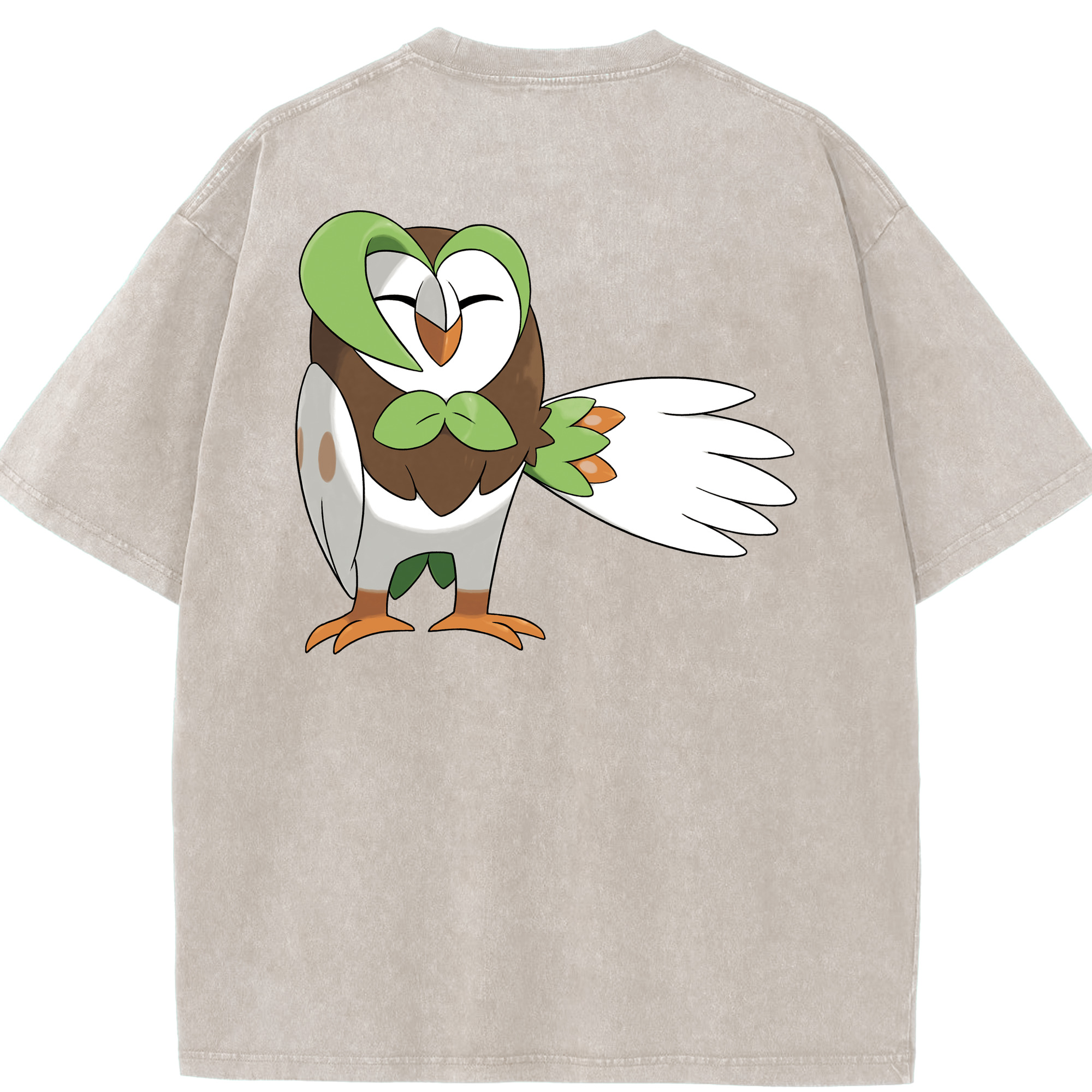 （画像用） ポケットモンスター Pokémon 綿100% ヴィンテージ風 半袖Tシャツ（背面プリント）