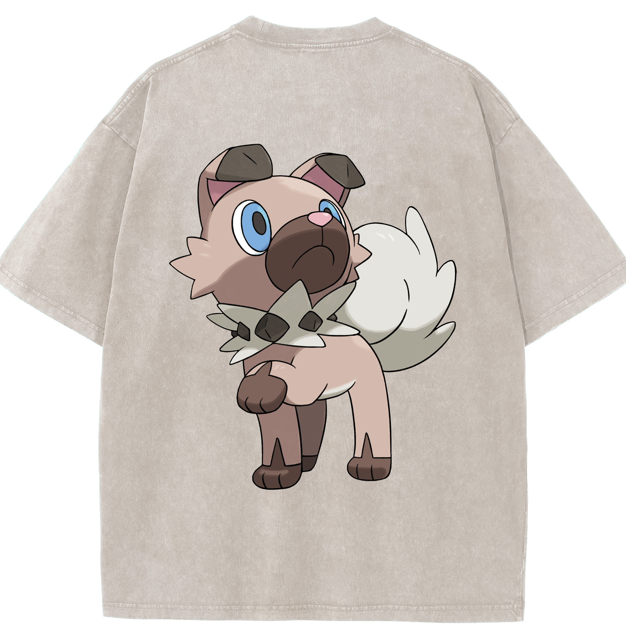 （画像用） ポケットモンスター Pokémon 綿100% ヴィンテージ風 半袖Tシャツ（背面プリント）