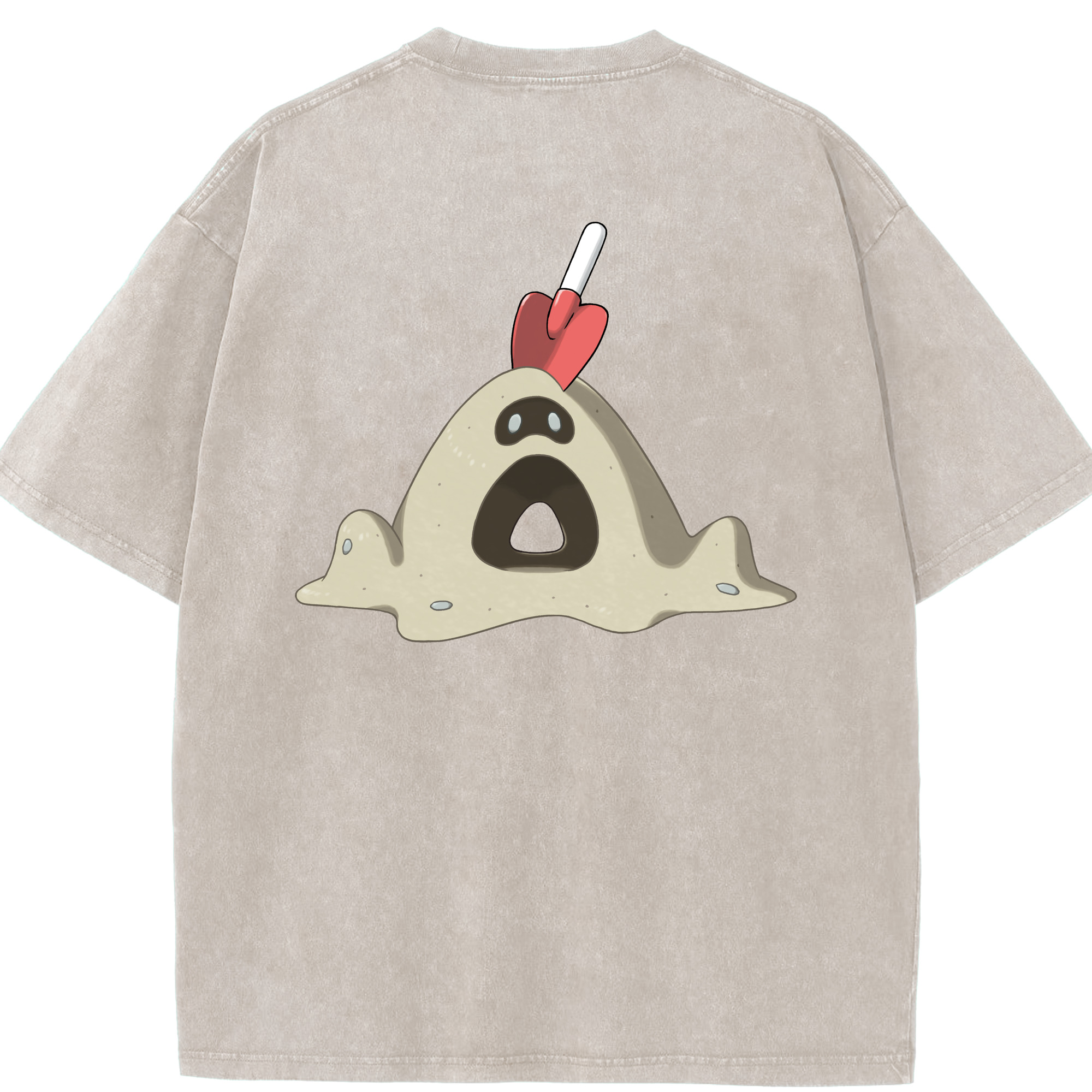 （画像用） ポケットモンスター Pokémon 綿100% ヴィンテージ風 半袖Tシャツ（背面プリント）