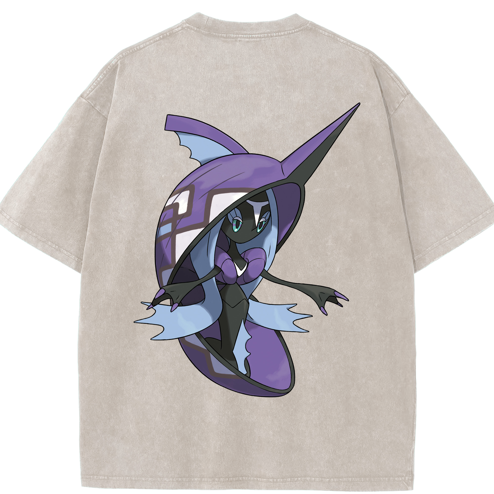 （画像用） ポケットモンスター Pokémon 綿100% ヴィンテージ風 半袖Tシャツ（背面プリント）