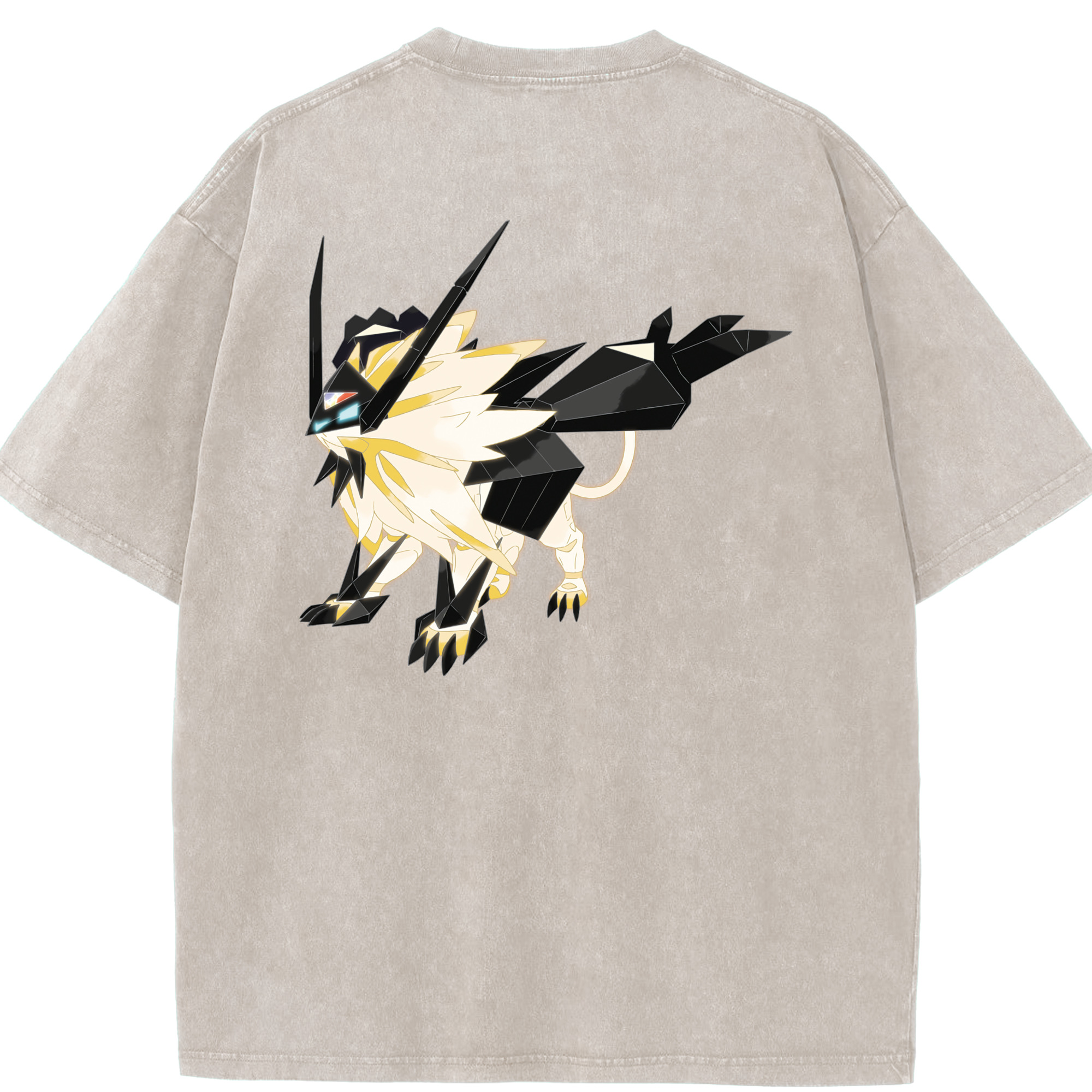 （画像用） ポケットモンスター Pokémon 綿100% ヴィンテージ風 半袖Tシャツ（背面プリント）