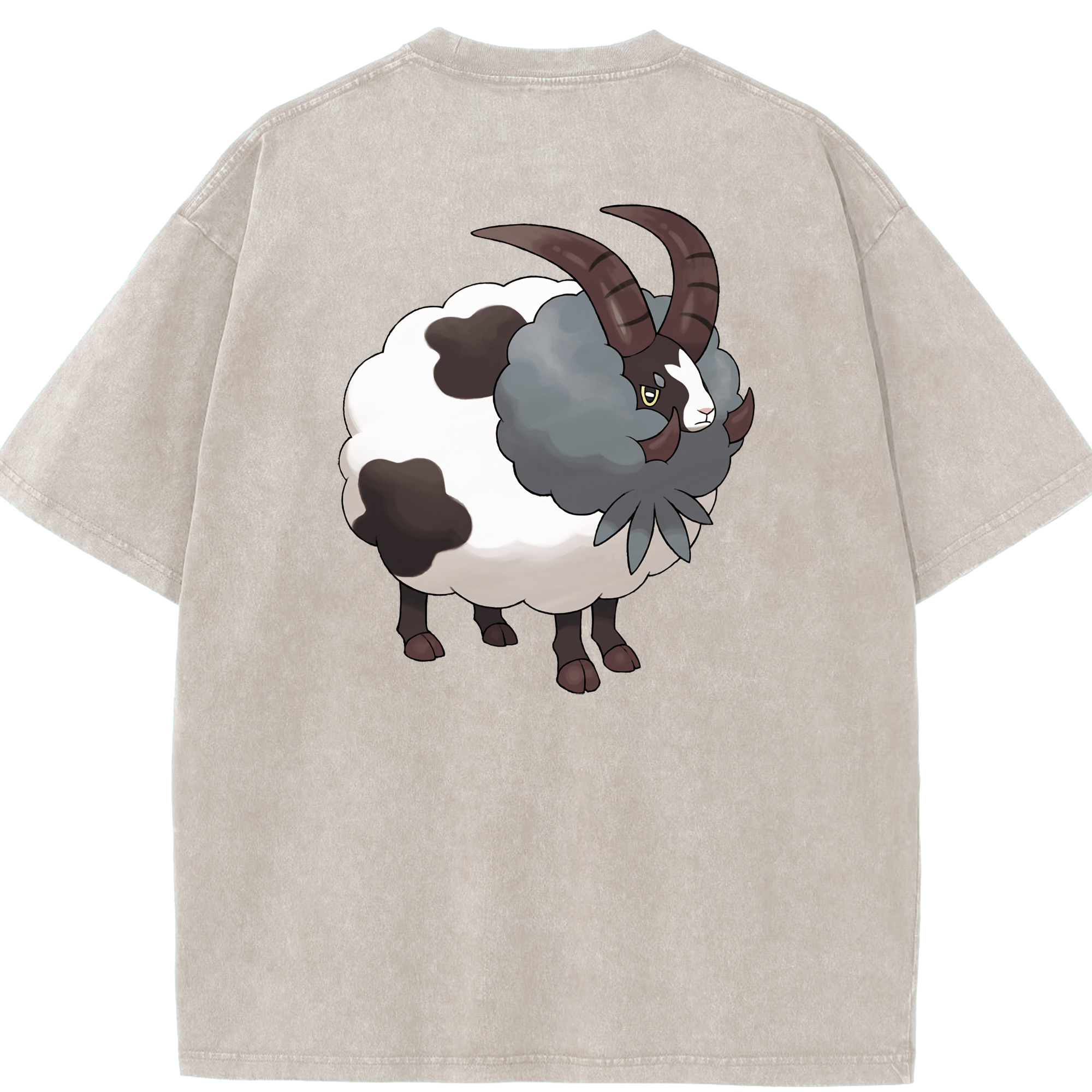 （画像用） ポケットモンスター Pokémon 綿100% ヴィンテージ風 半袖Tシャツ（背面プリント）