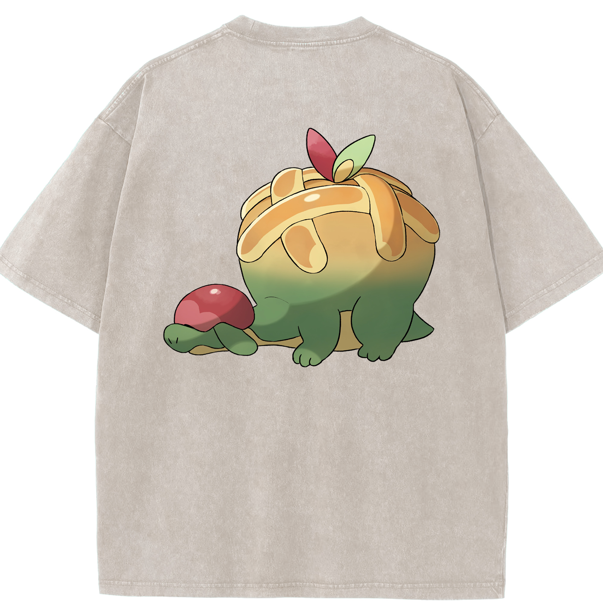 （画像用） ポケットモンスター Pokémon 綿100% ヴィンテージ風 半袖Tシャツ（背面プリント）