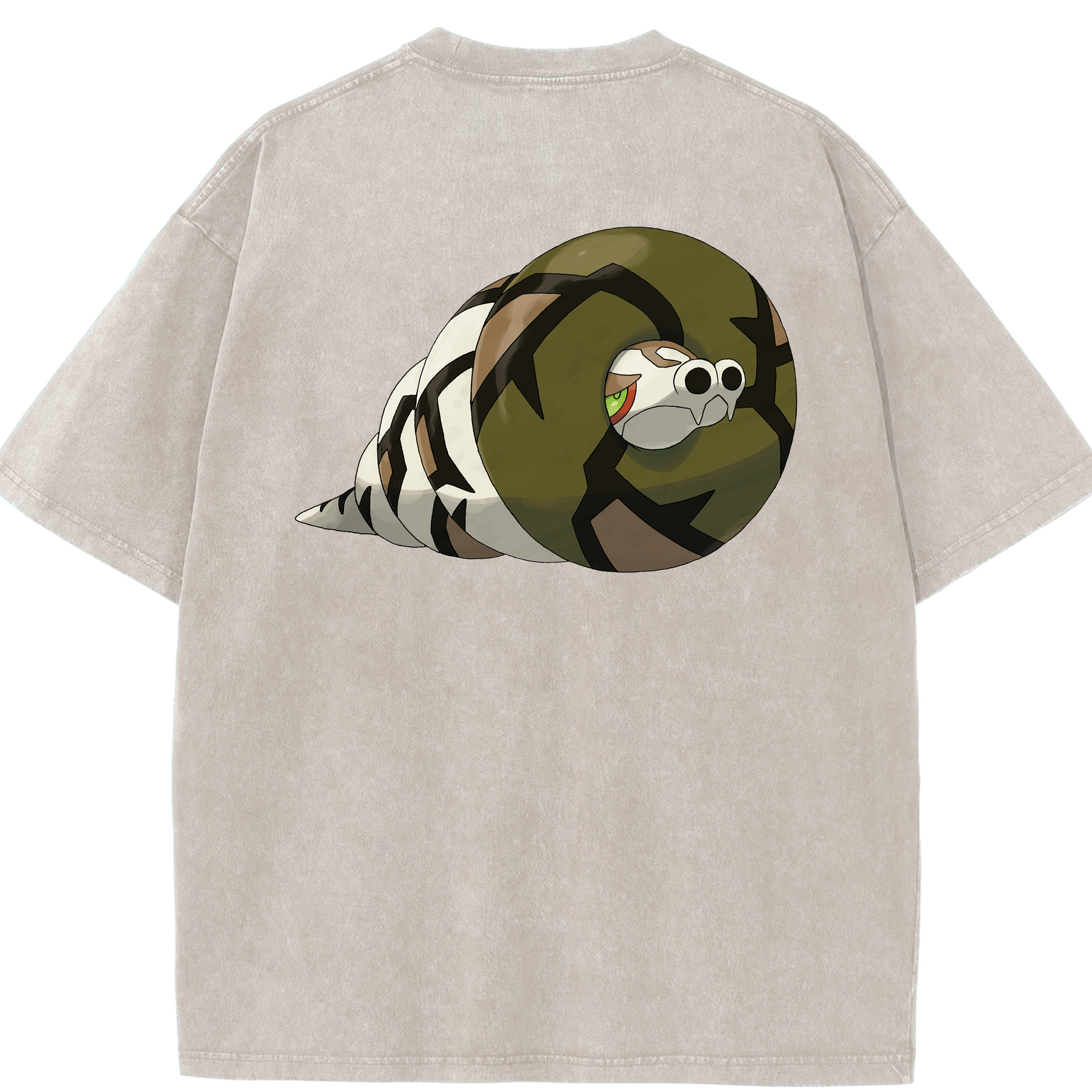 （画像用） ポケットモンスター Pokémon 綿100% ヴィンテージ風 半袖Tシャツ（背面プリント）