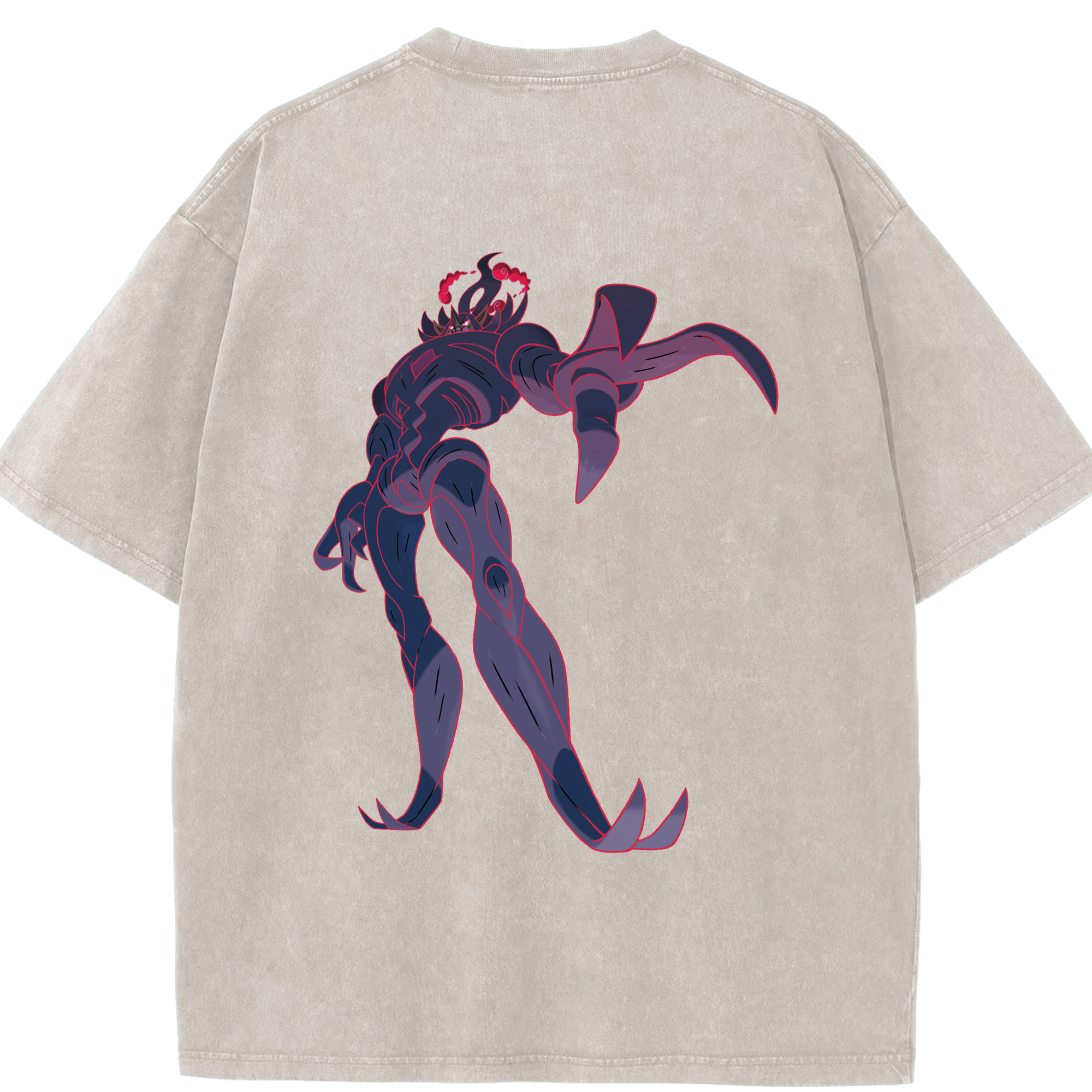 （画像用） ポケットモンスター Pokémon 綿100% ヴィンテージ風 半袖Tシャツ（背面プリント）