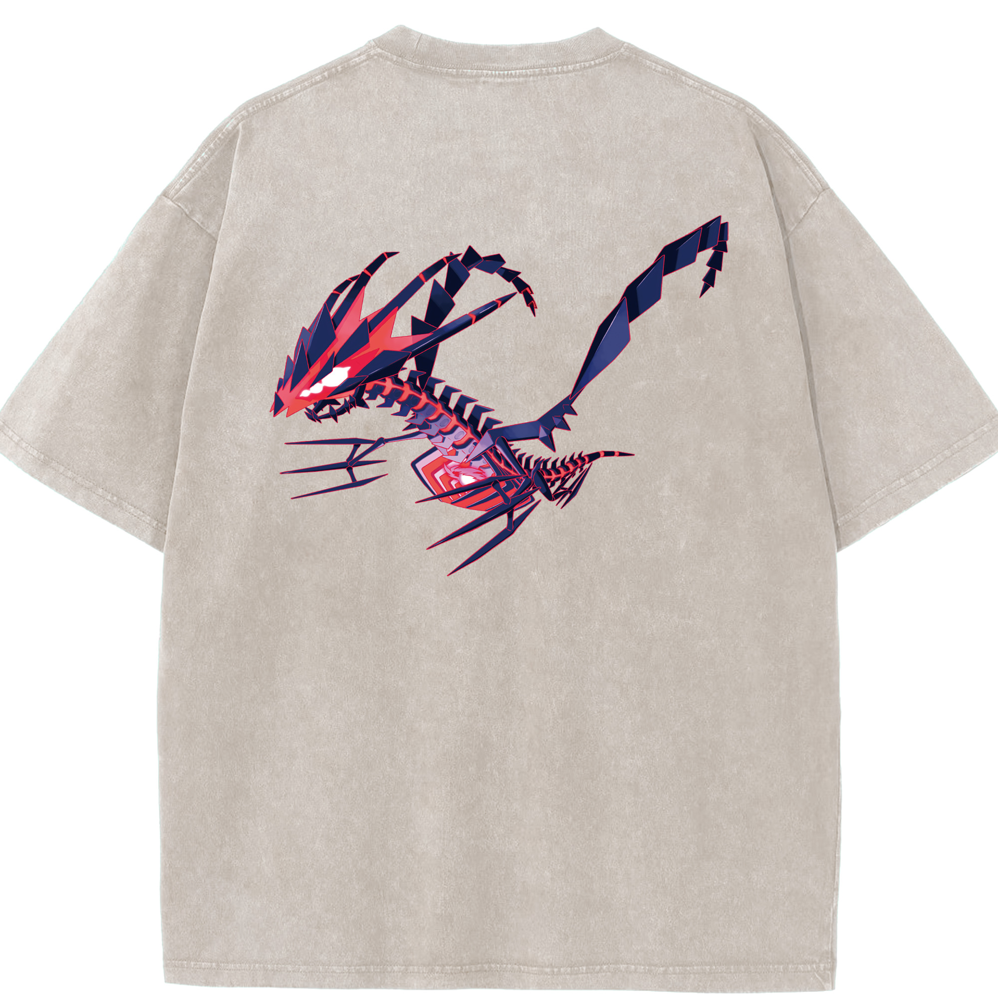 （画像用） ポケットモンスター Pokémon 綿100% ヴィンテージ風 半袖Tシャツ（背面プリント）