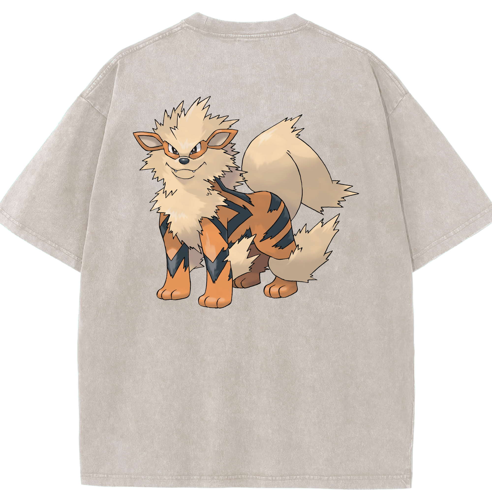 （画像用） ポケットモンスター Pokémon 綿100% ヴィンテージ風 半袖Tシャツ（背面プリント）