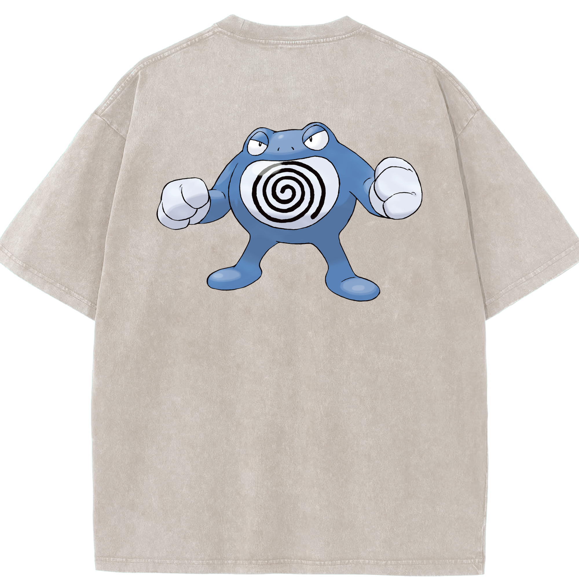 （画像用） ポケットモンスター Pokémon 綿100% ヴィンテージ風 半袖Tシャツ（背面プリント）