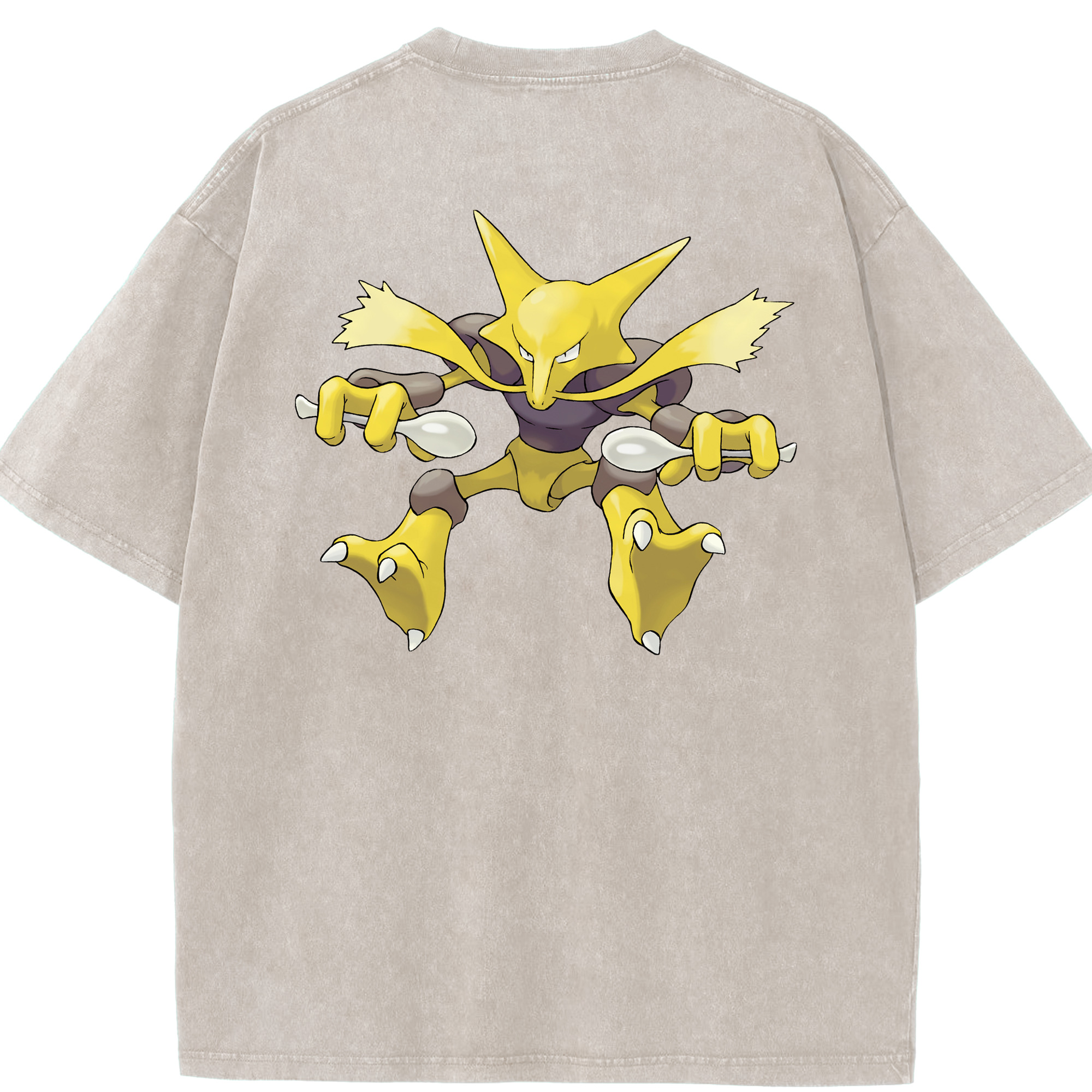 （画像用） ポケットモンスター Pokémon 綿100% ヴィンテージ風 半袖Tシャツ（背面プリント）