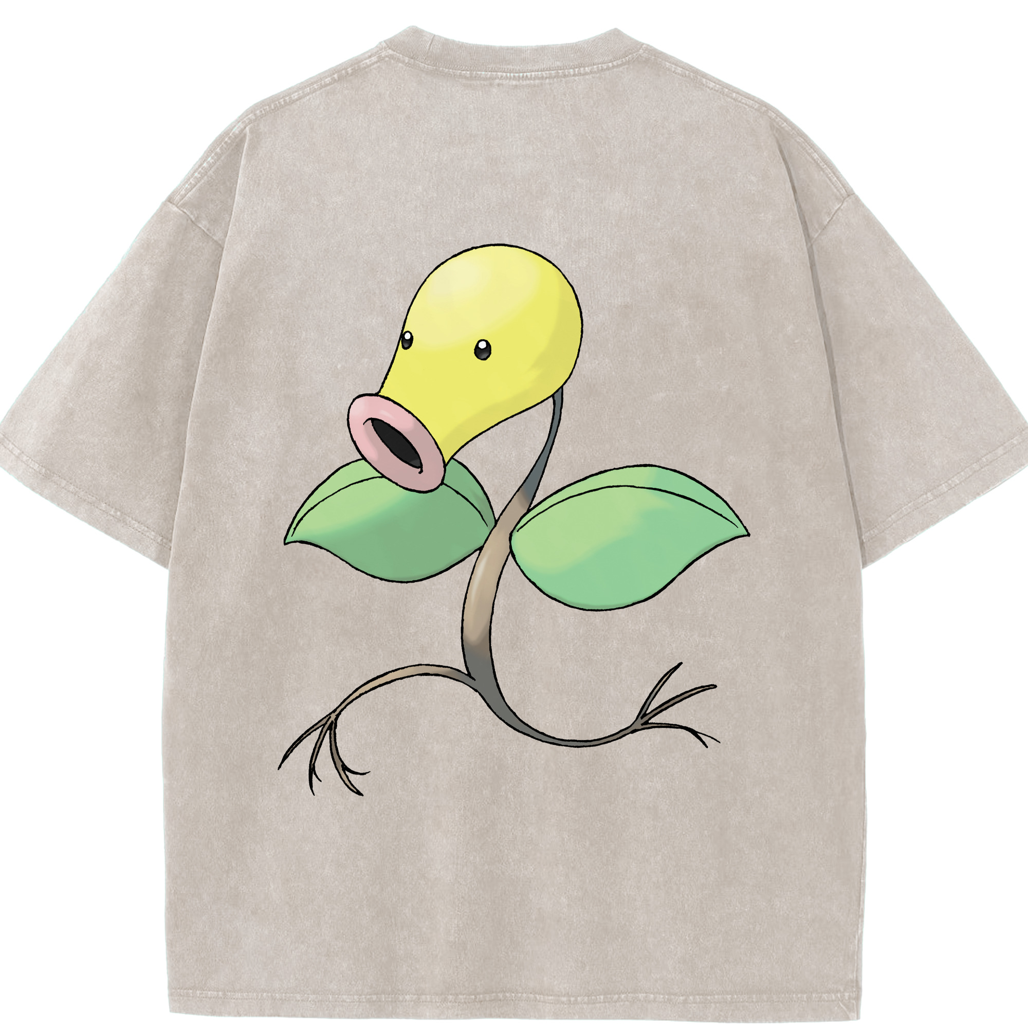（画像用） ポケットモンスター Pokémon 綿100% ヴィンテージ風 半袖Tシャツ（背面プリント）