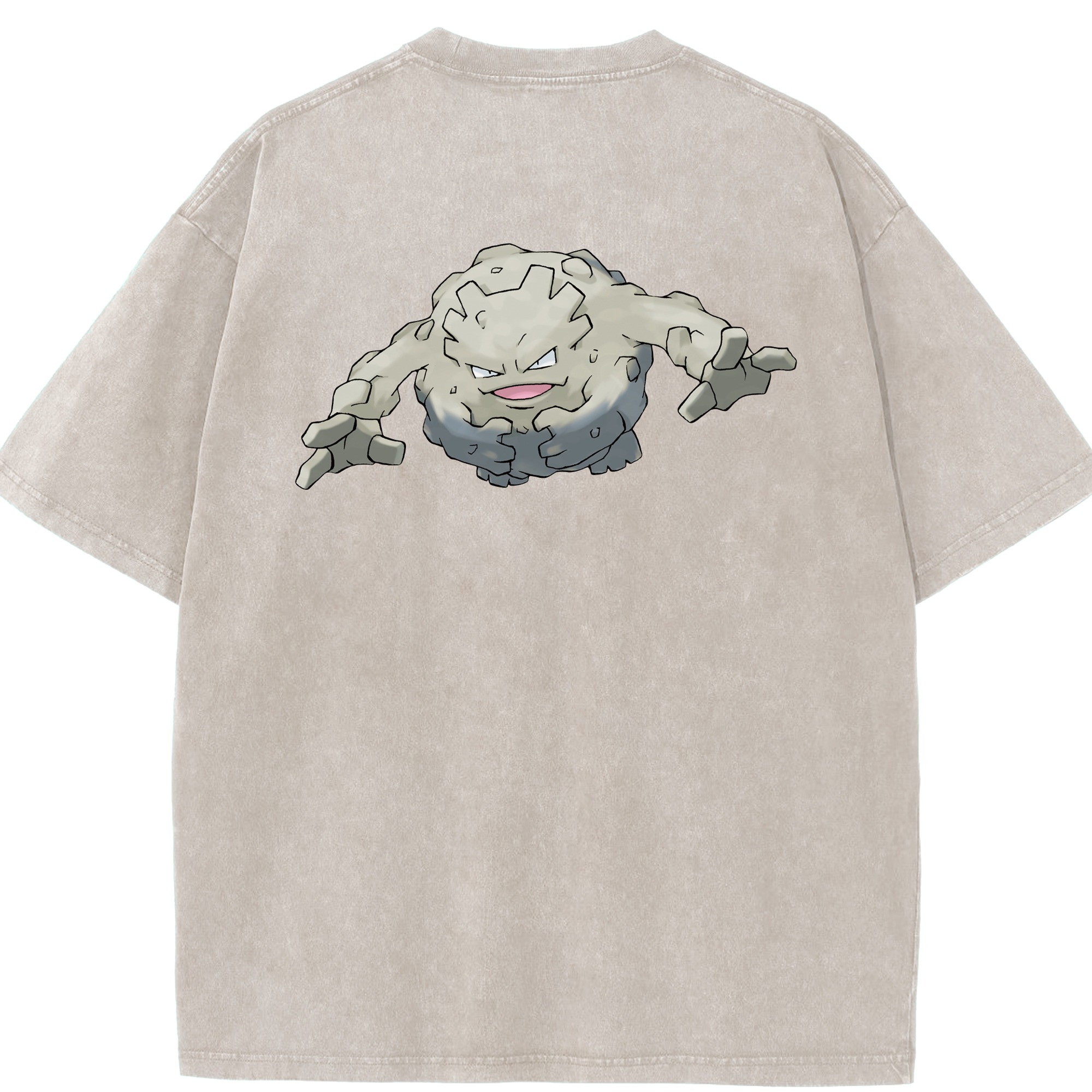 （画像用） ポケットモンスター Pokémon 綿100% ヴィンテージ風 半袖Tシャツ（背面プリント）