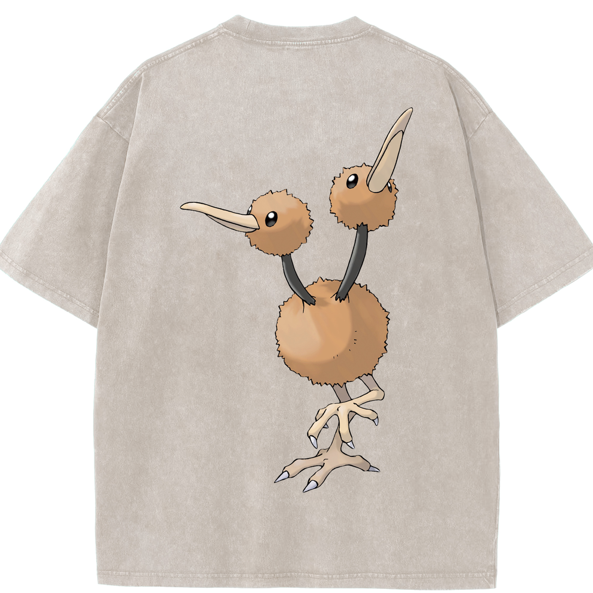 （画像用） ポケットモンスター Pokémon 綿100% ヴィンテージ風 半袖Tシャツ（背面プリント）