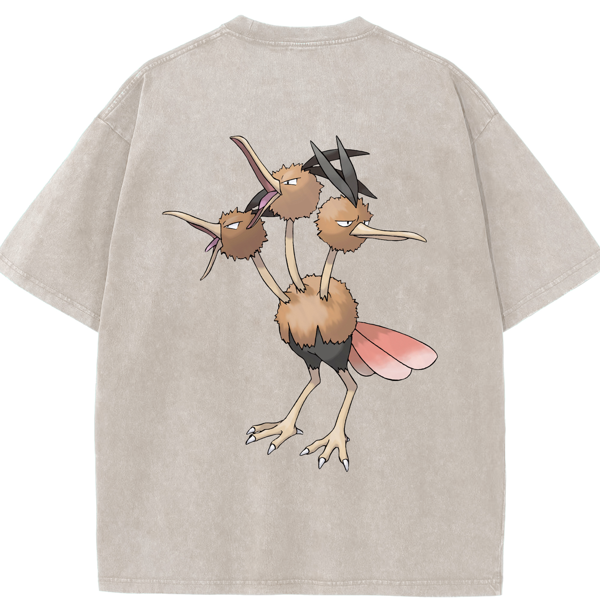 （画像用） ポケットモンスター Pokémon 綿100% ヴィンテージ風 半袖Tシャツ（背面プリント）