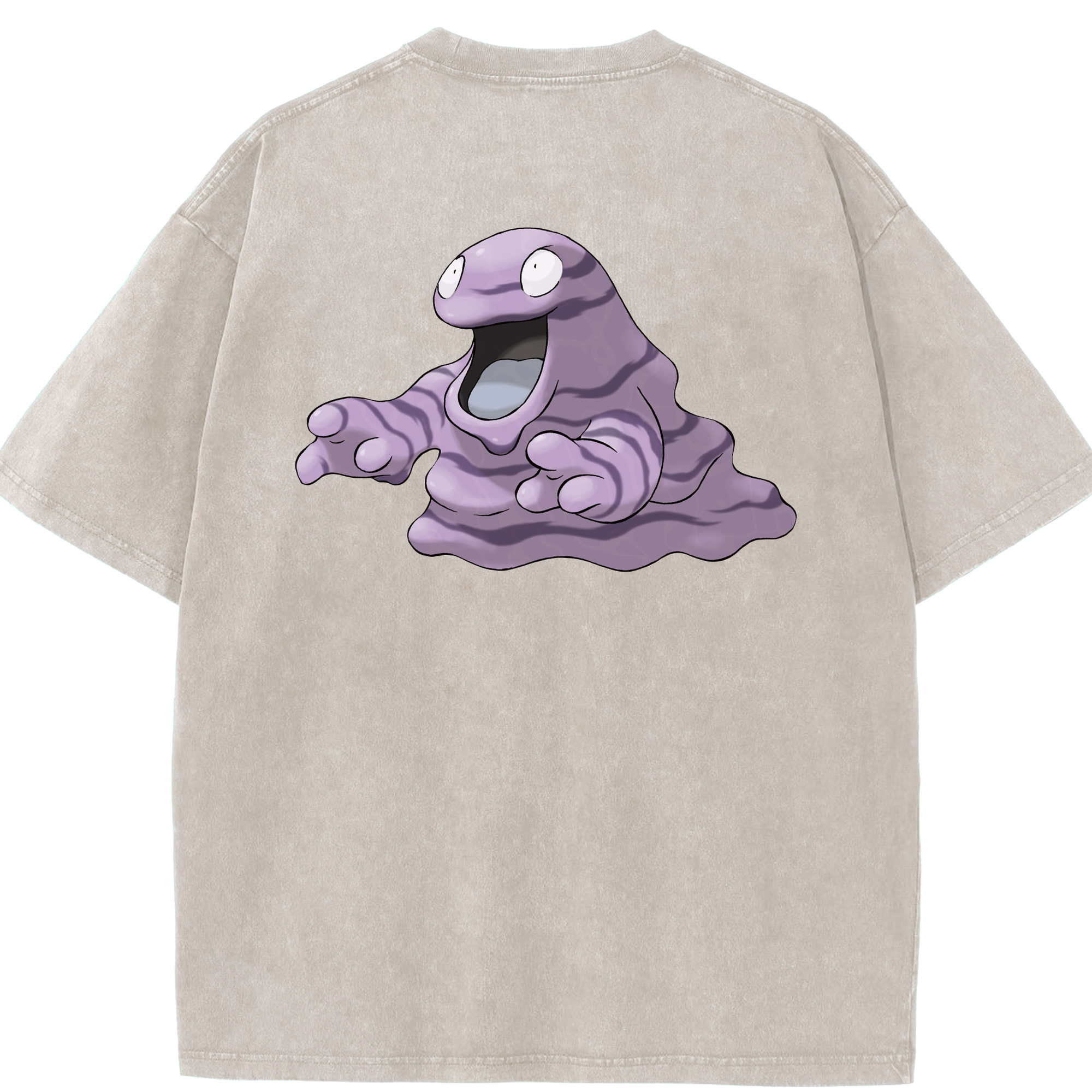 （画像用） ポケットモンスター Pokémon 綿100% ヴィンテージ風 半袖Tシャツ（背面プリント）