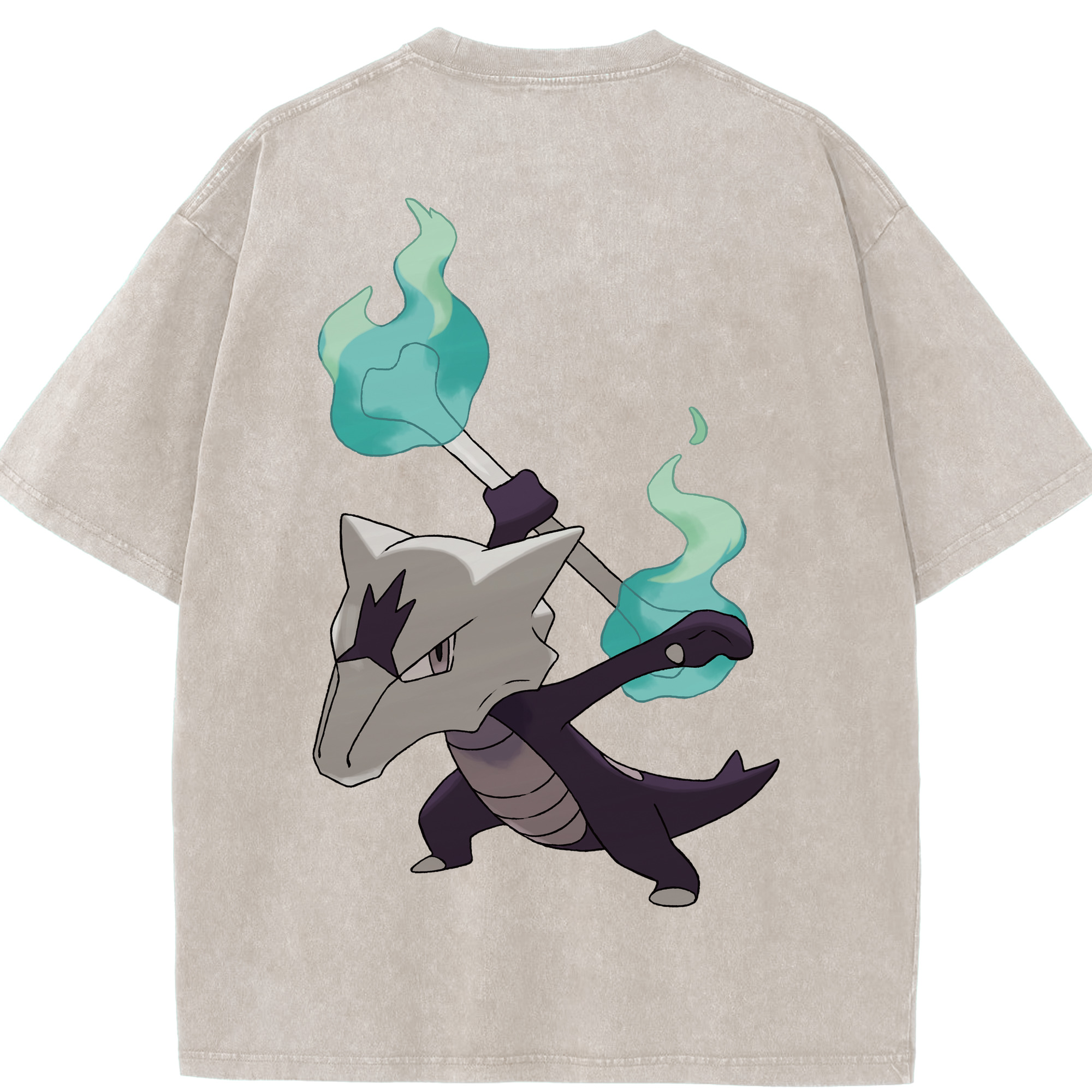 （画像用） ポケットモンスター Pokémon 綿100% ヴィンテージ風 半袖Tシャツ（背面プリント）