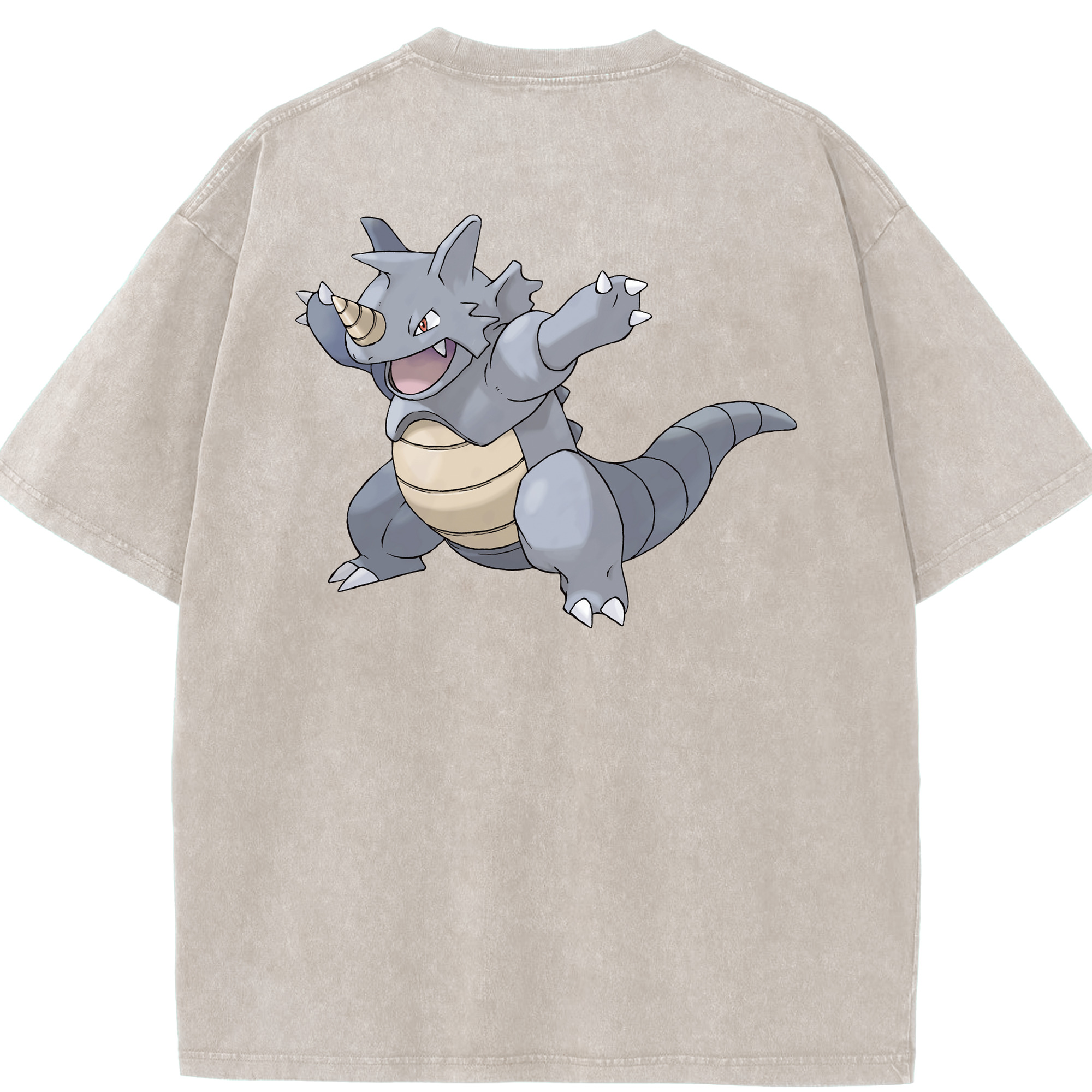 （画像用） ポケットモンスター Pokémon 綿100% ヴィンテージ風 半袖Tシャツ（背面プリント）