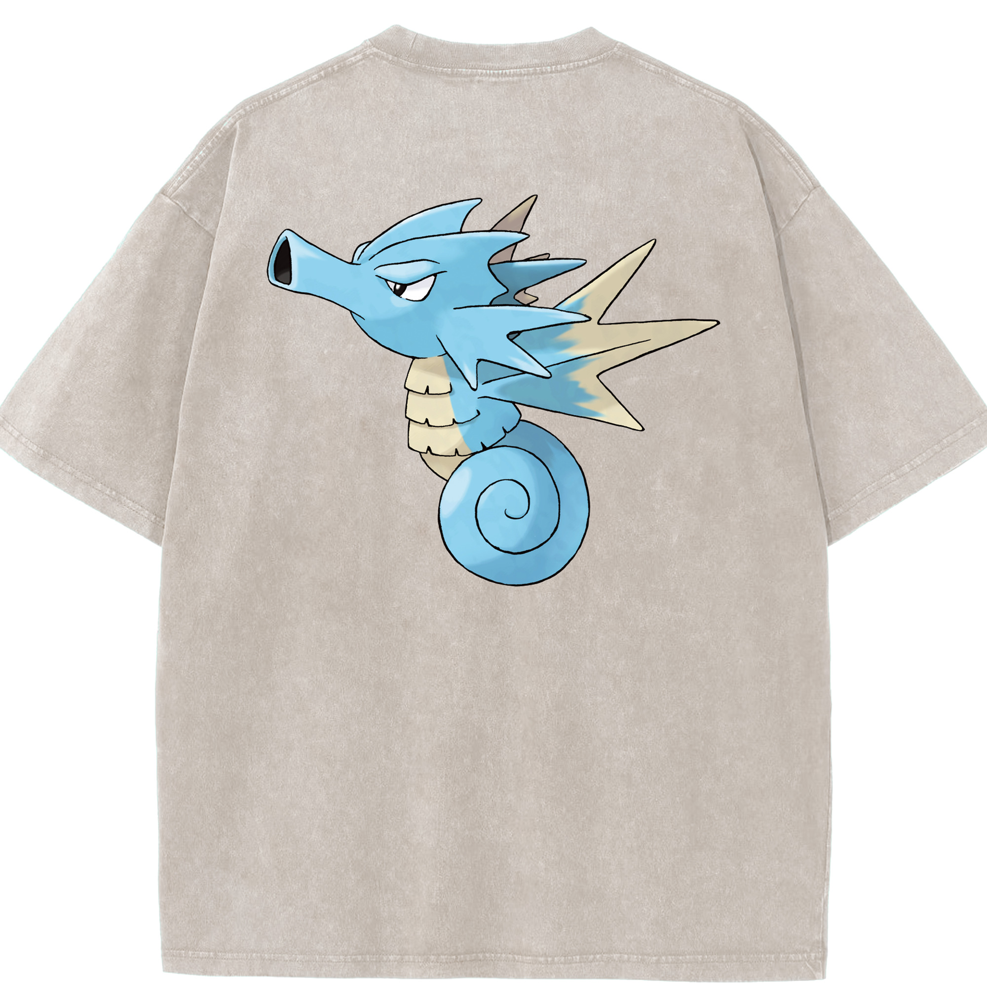 （画像用） ポケットモンスター Pokémon 綿100% ヴィンテージ風 半袖Tシャツ（背面プリント）
