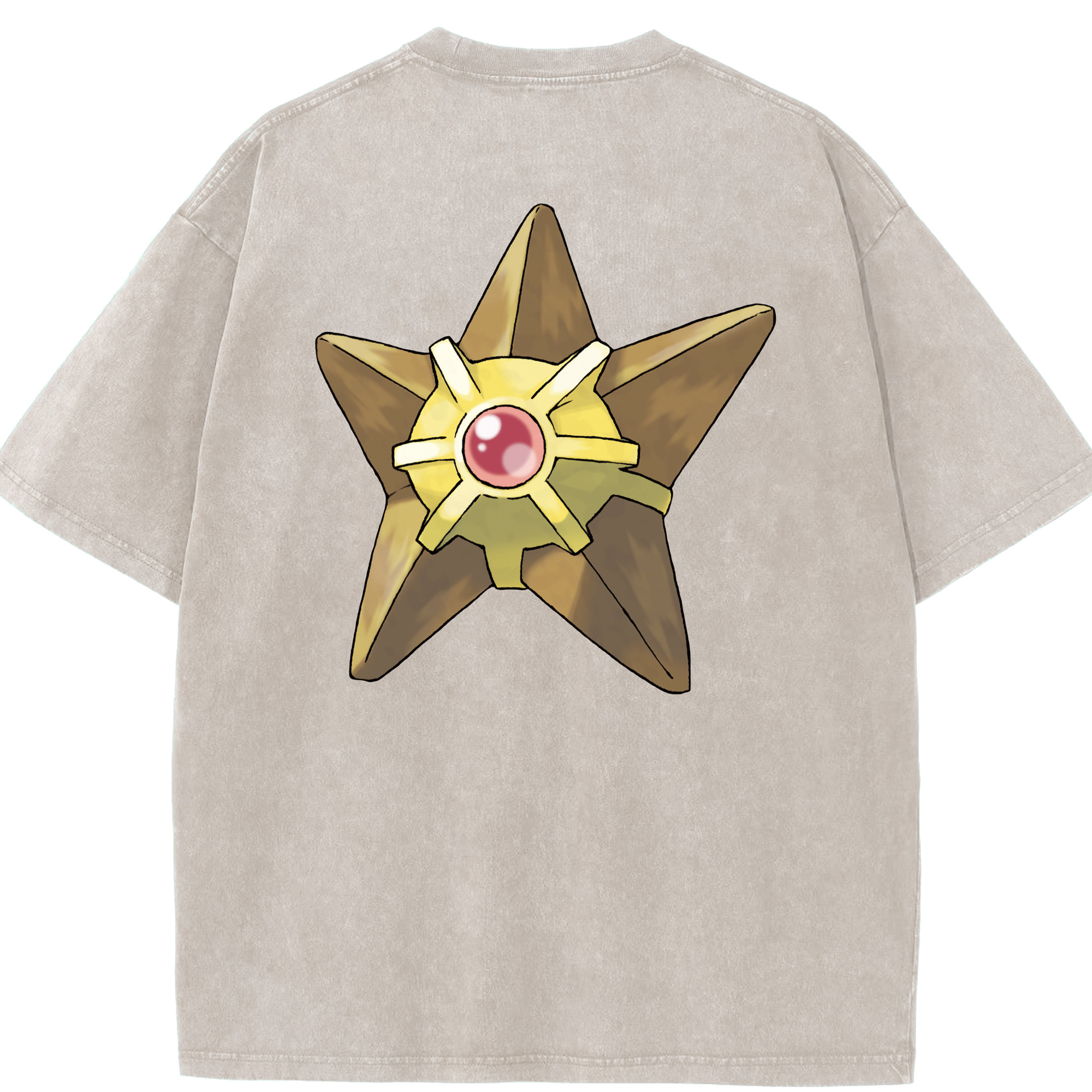 （画像用） ポケットモンスター Pokémon 綿100% ヴィンテージ風 半袖Tシャツ（背面プリント）