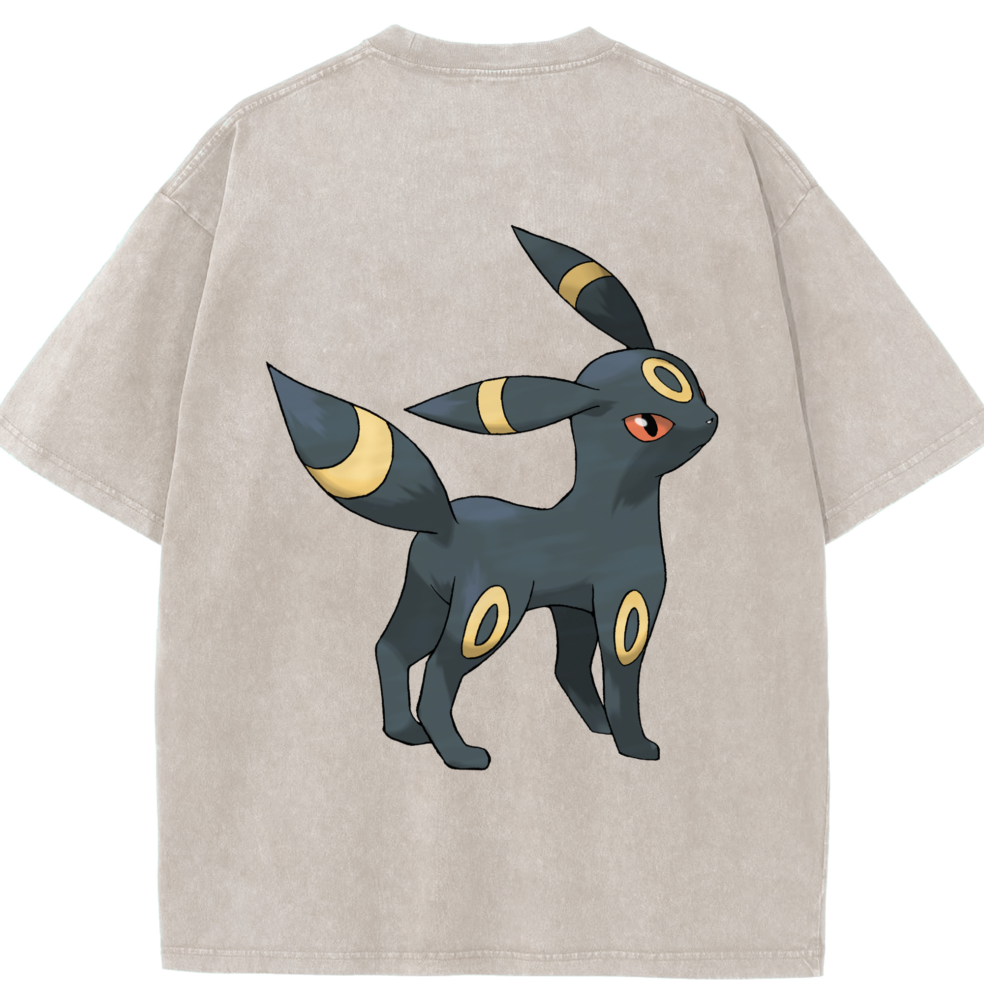 （画像用） ポケットモンスター Pokémon 綿100% ヴィンテージ風 半袖Tシャツ（背面プリント）
