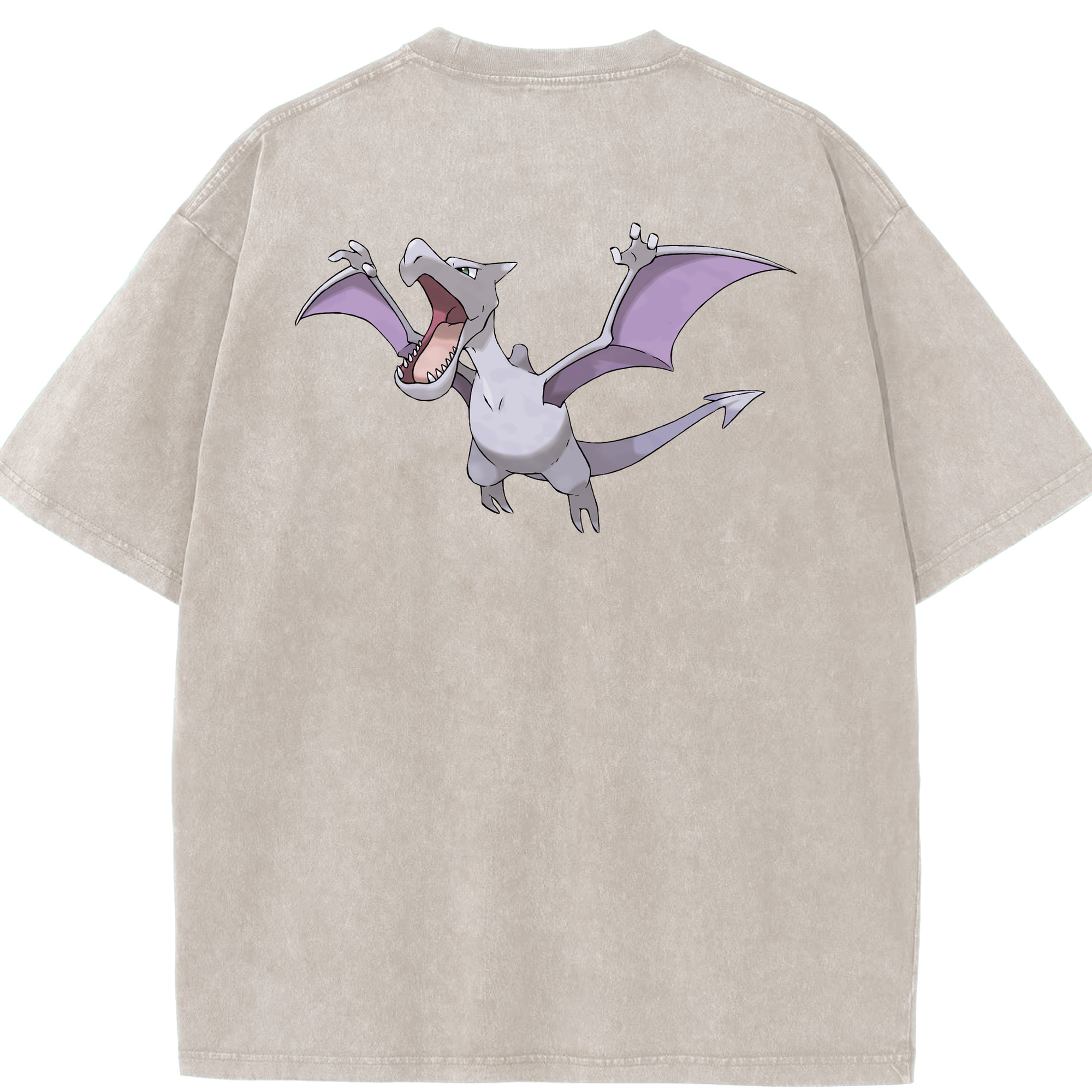 （画像用） ポケットモンスター Pokémon 綿100% ヴィンテージ風 半袖Tシャツ（背面プリント）