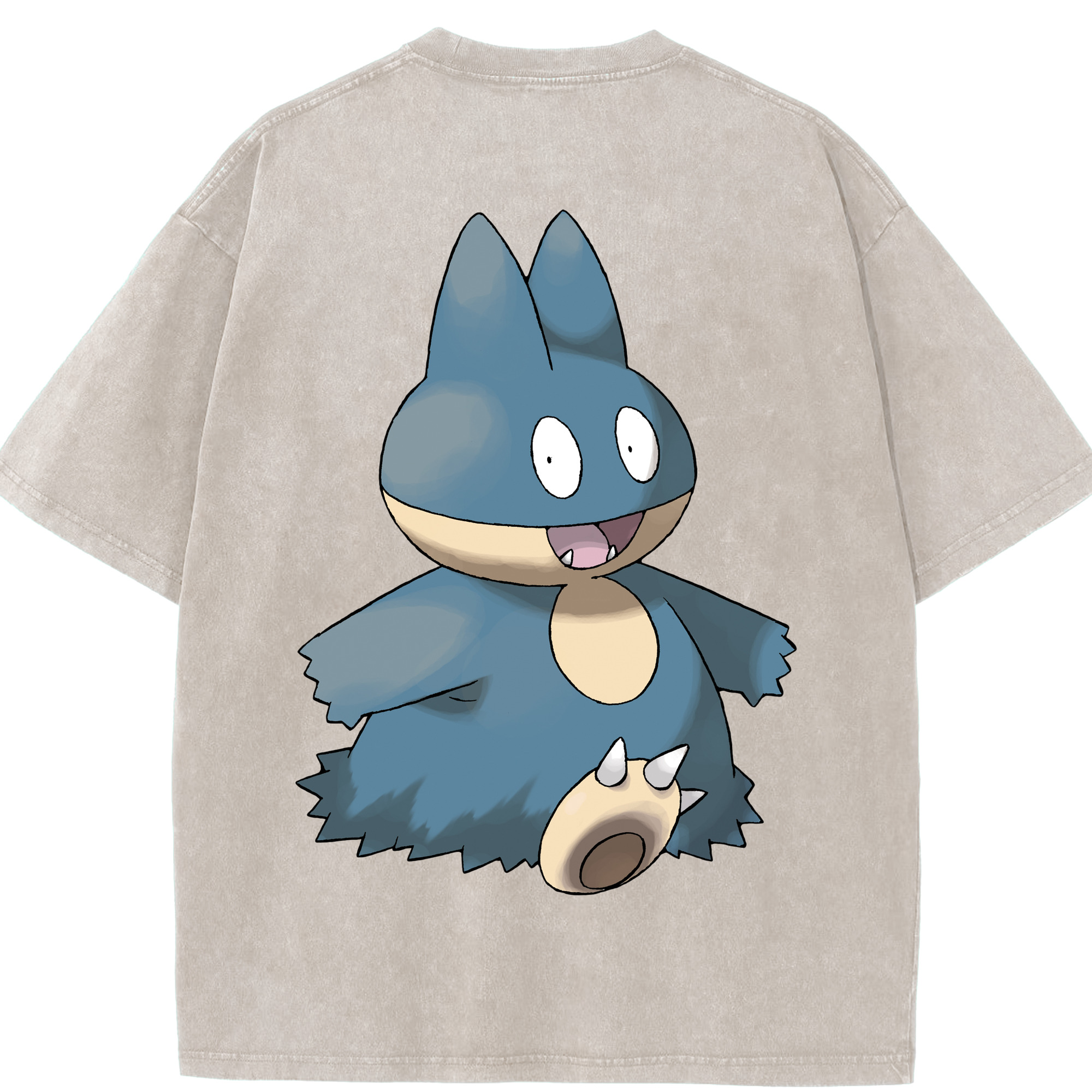 （画像用） ポケットモンスター Pokémon 綿100% ヴィンテージ風 半袖Tシャツ（背面プリント）
