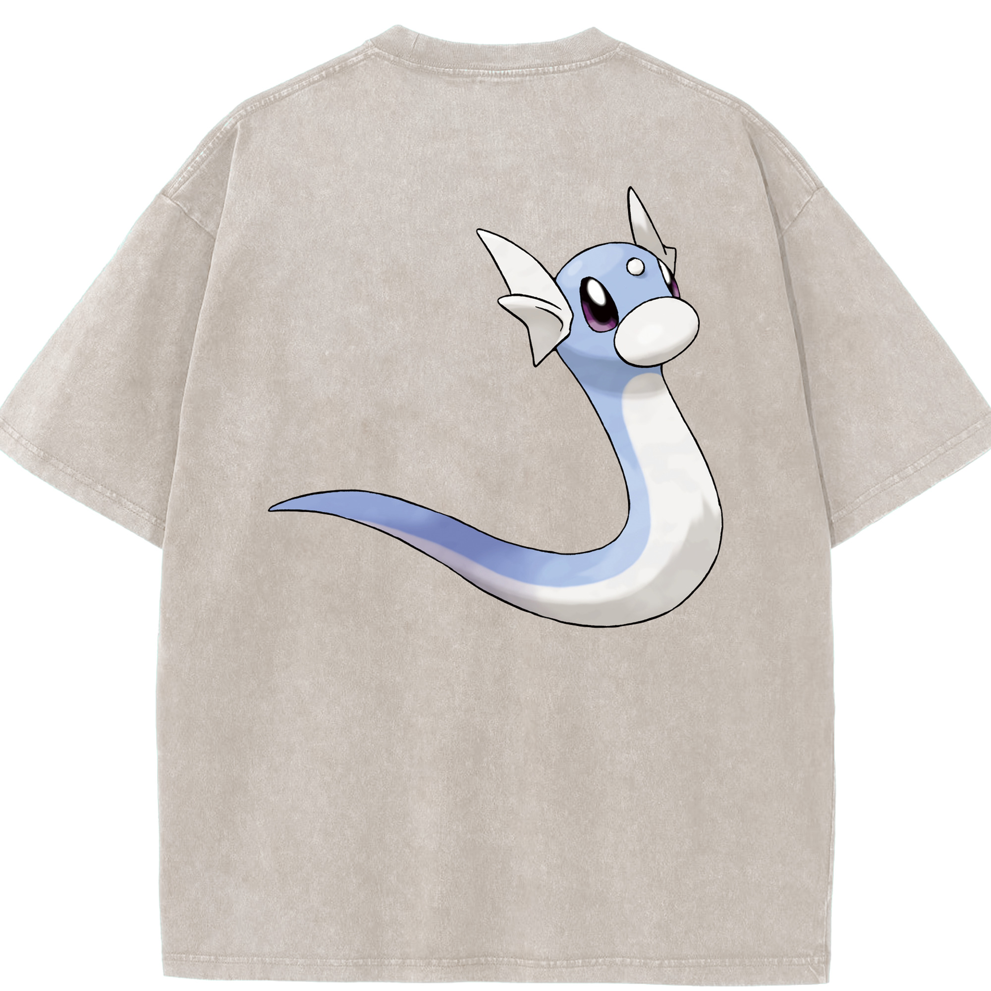 （画像用） ポケットモンスター Pokémon 綿100% ヴィンテージ風 半袖Tシャツ（背面プリント）