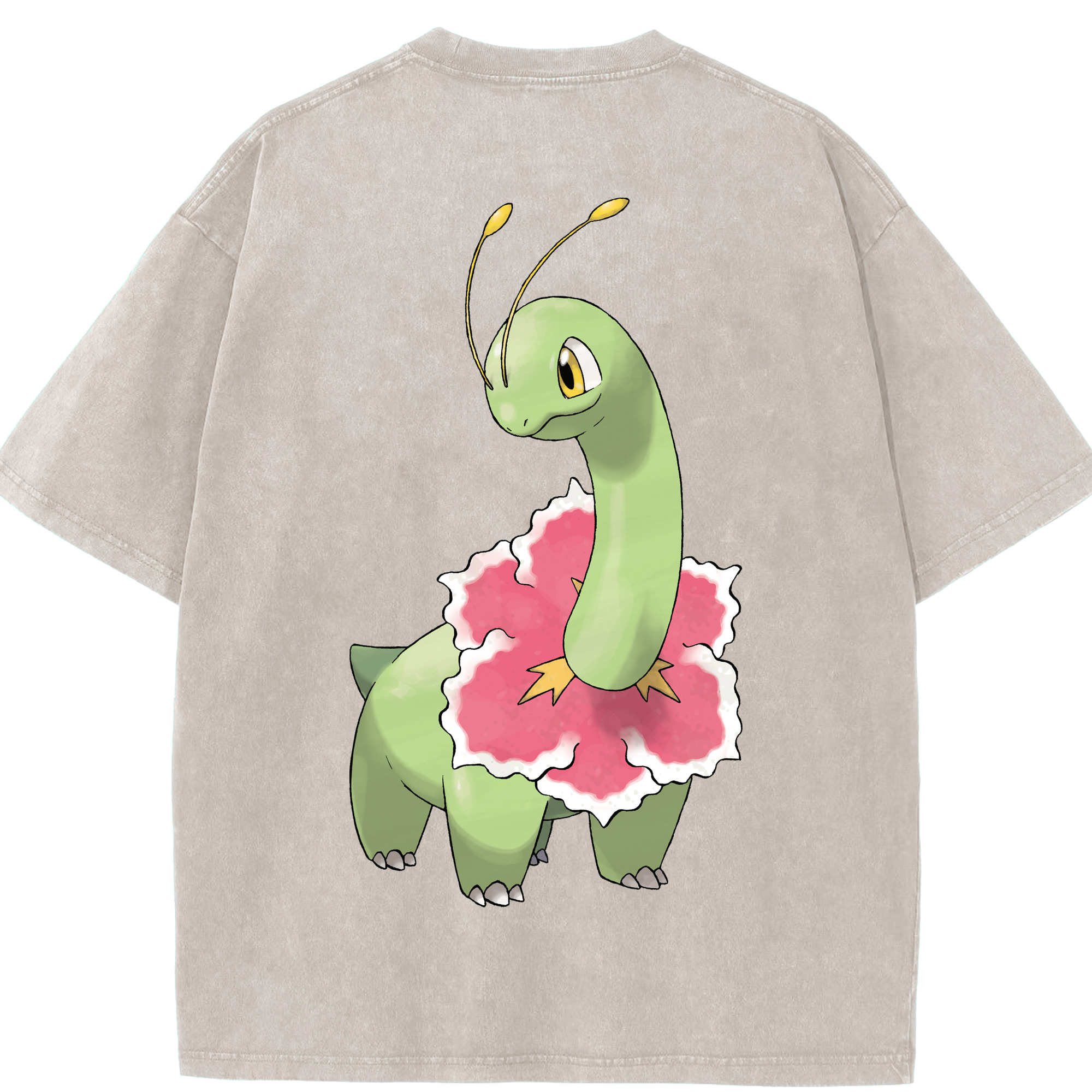 （画像用） ポケットモンスター Pokémon 綿100% ヴィンテージ風 半袖Tシャツ（背面プリント）