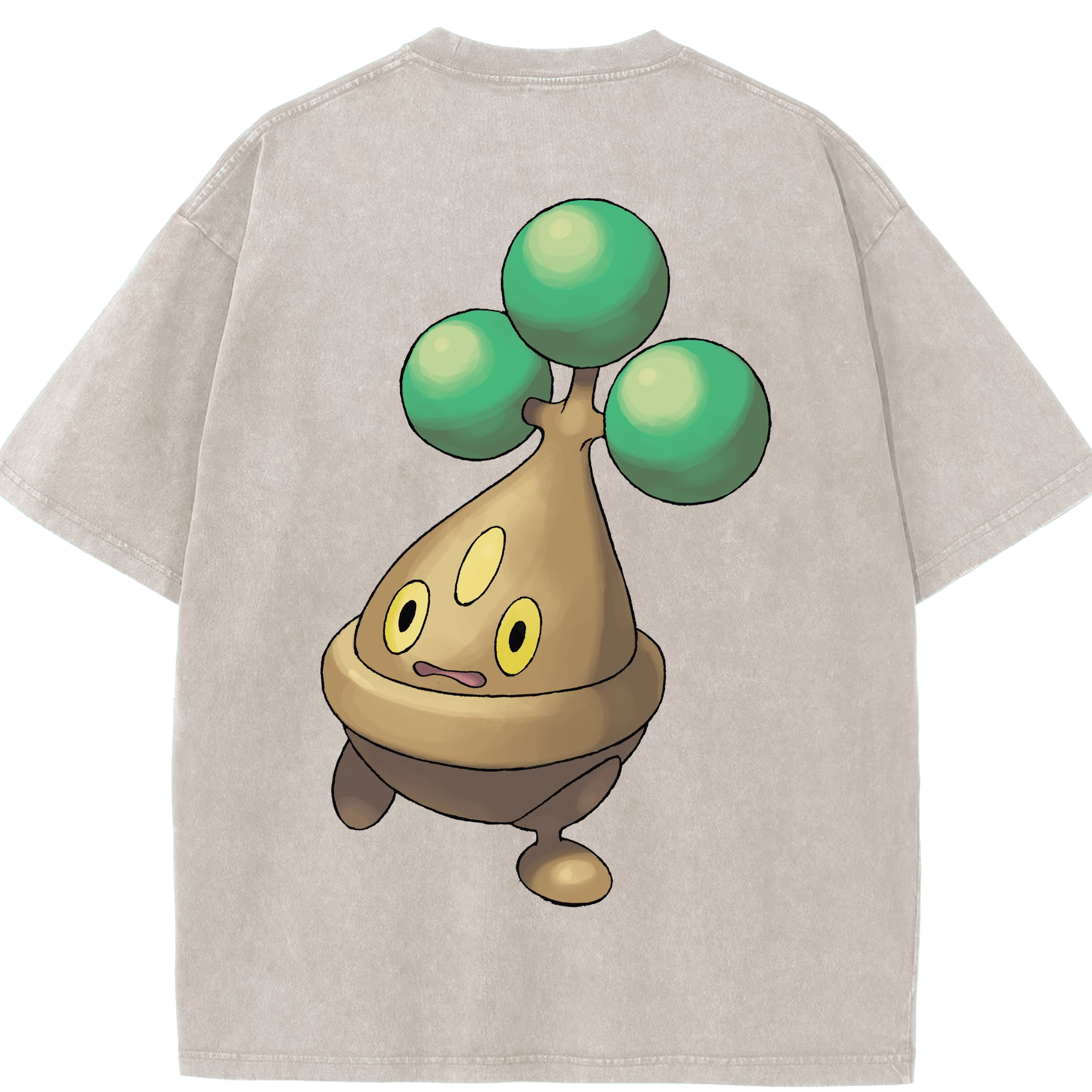 （画像用） ポケットモンスター Pokémon 綿100% ヴィンテージ風 半袖Tシャツ（背面プリント）