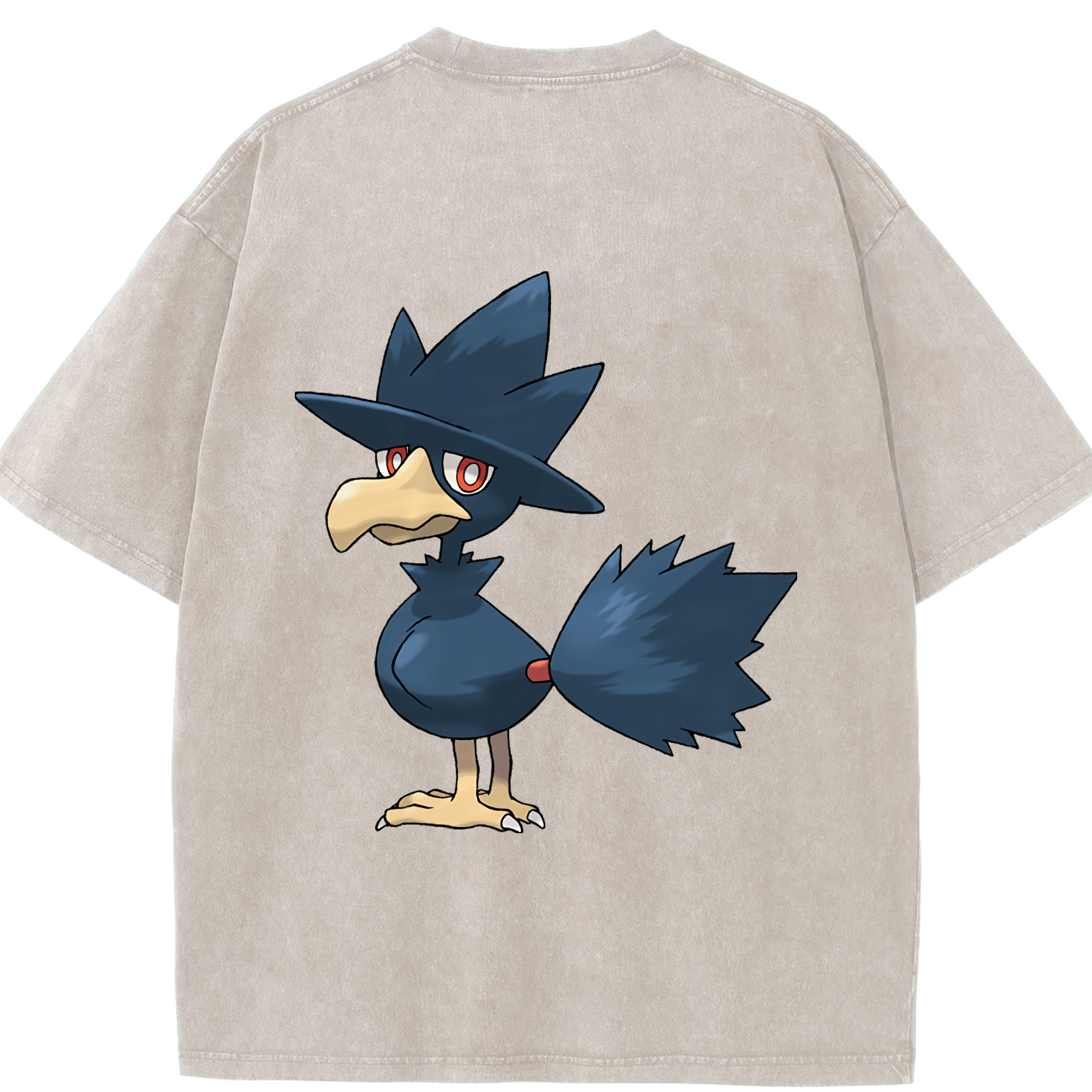 （画像用） ポケットモンスター Pokémon 綿100% ヴィンテージ風 半袖Tシャツ（背面プリント）